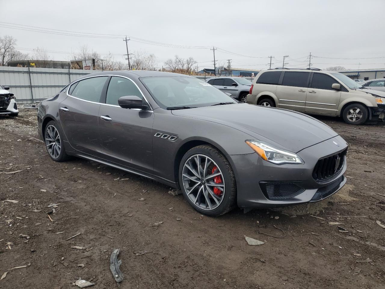 2021 Maserati Quattroporte S 4 Gray vin: ZAM56YRA3M1371485