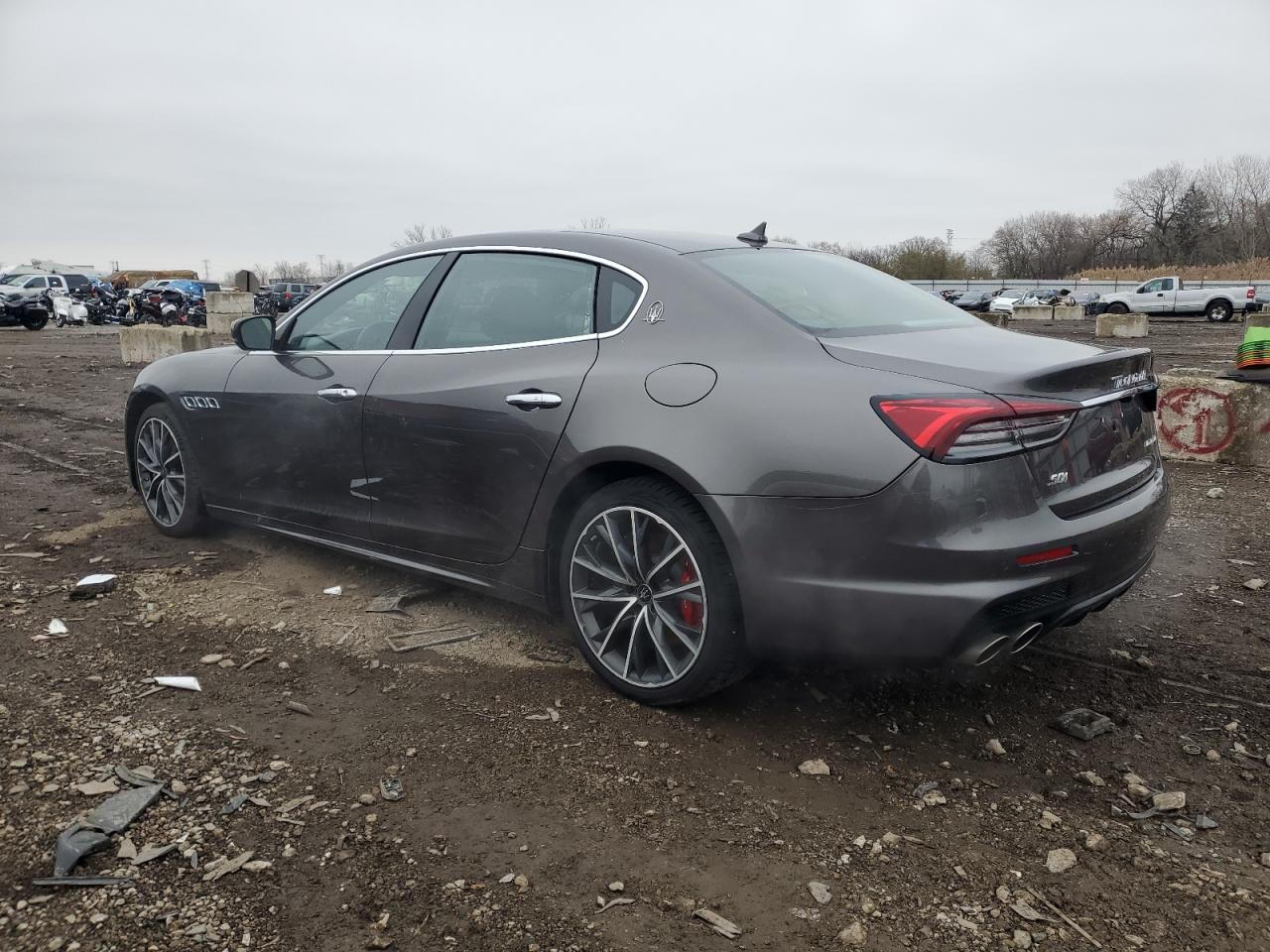 2021 Maserati Quattroporte S 4 Gray vin: ZAM56YRA3M1371485