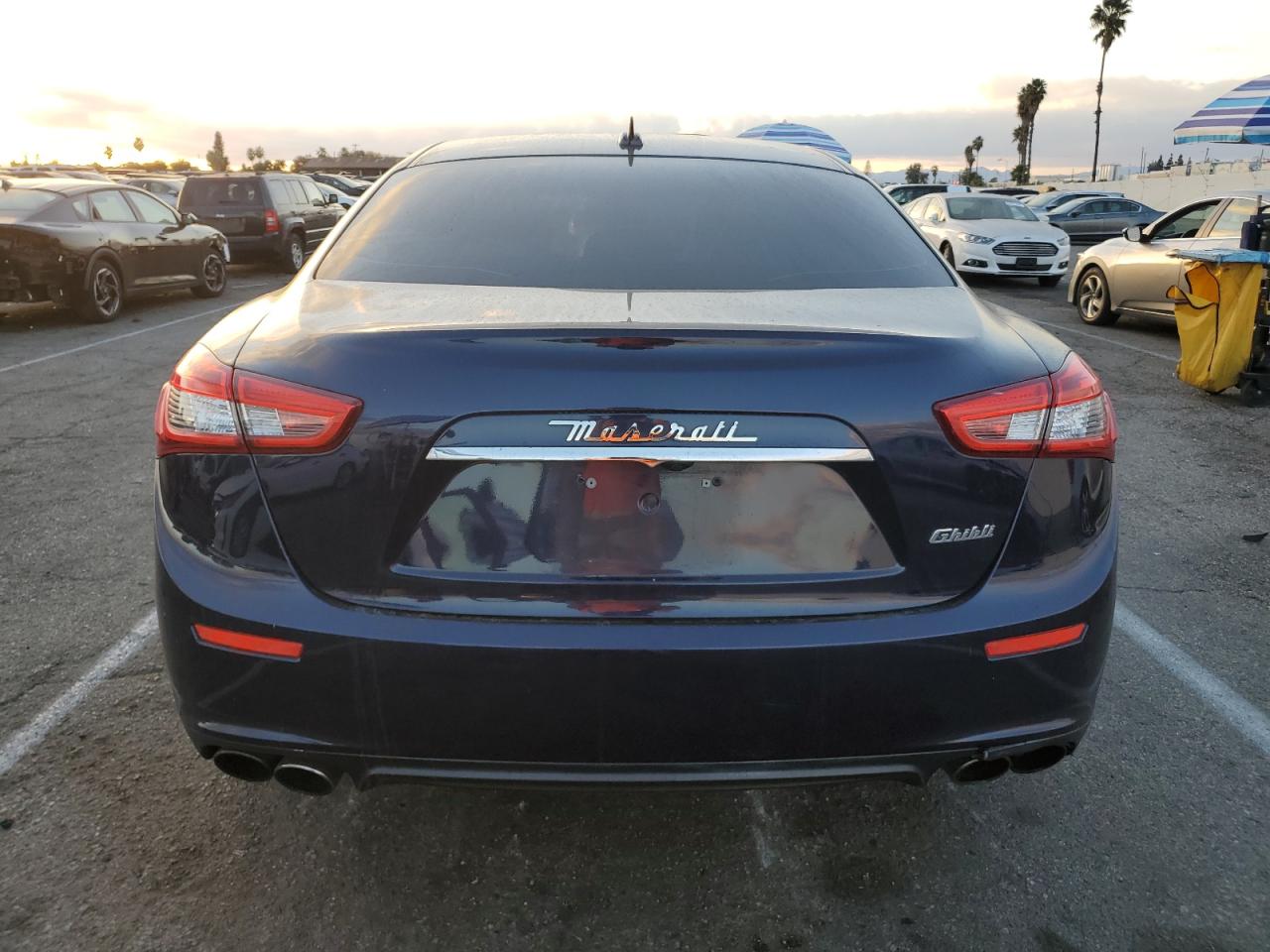 2016 Maserati Ghibli S Blue vin: ZAM57RSA1G1173599
