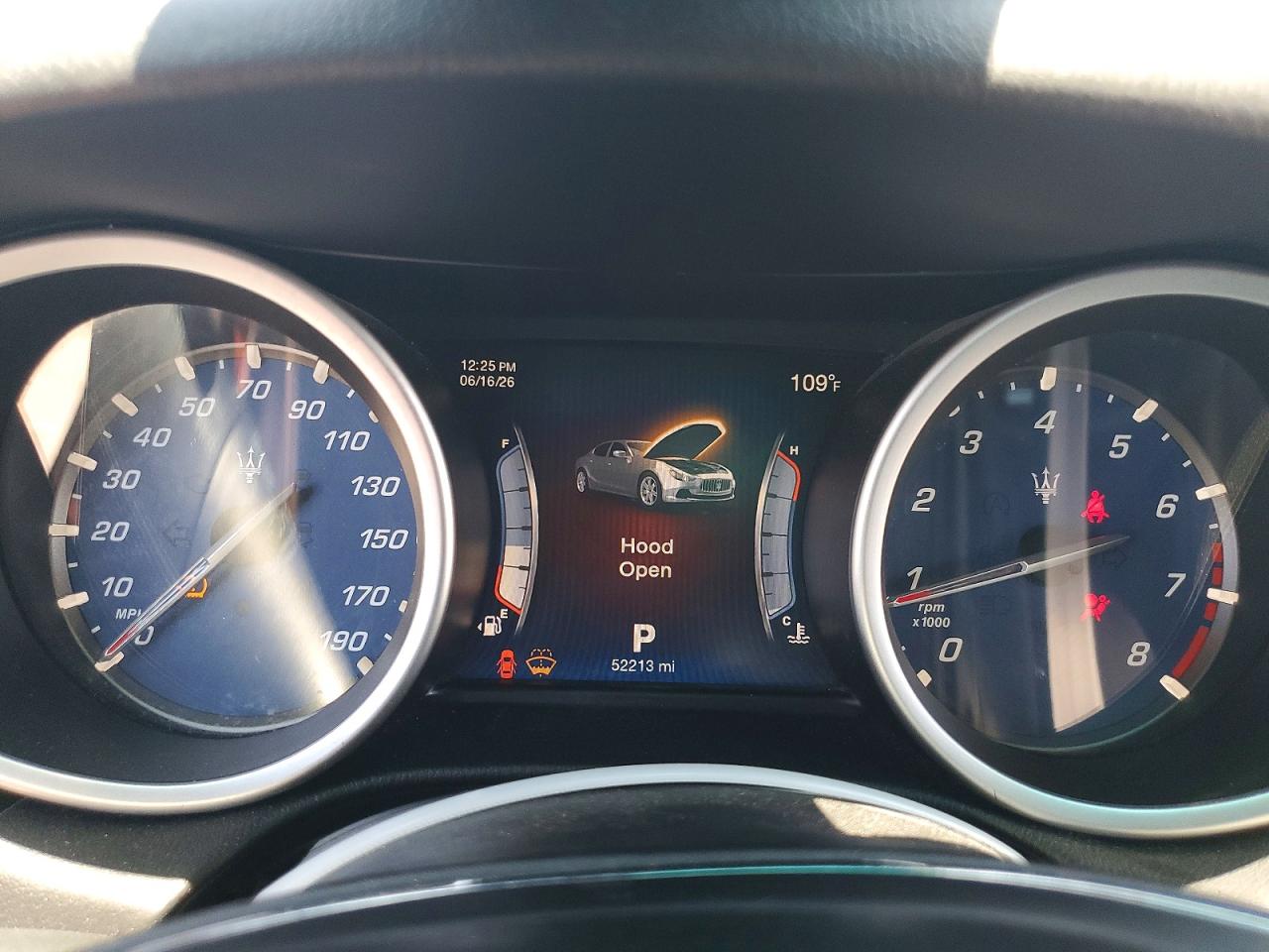 2016 Maserati Ghibli S Blue vin: ZAM57RSA1G1173599