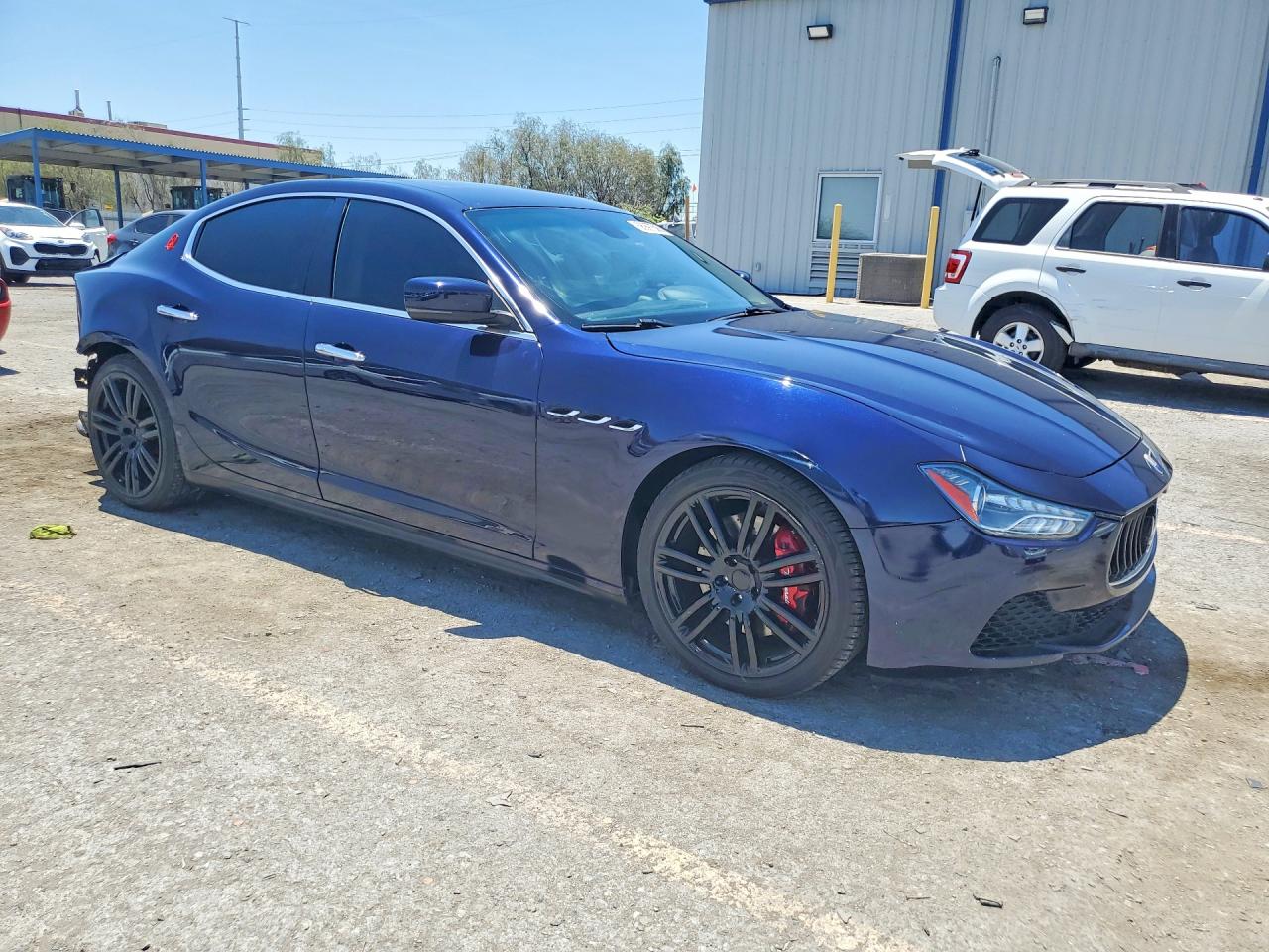 2016 Maserati Ghibli S Blue vin: ZAM57RSA1G1173599