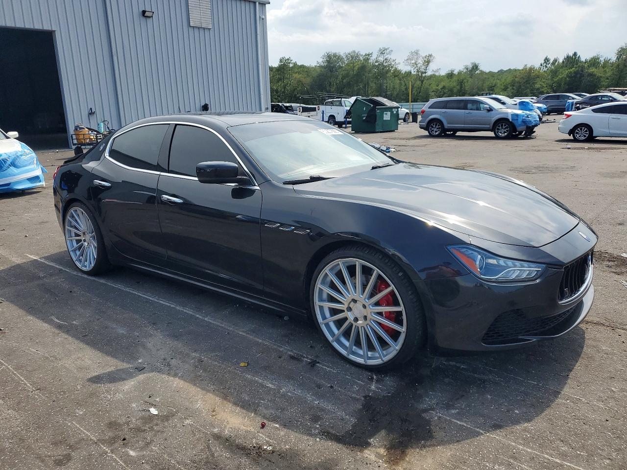 2014 Maserati Ghibli S Black vin: ZAM57RTA0E1093576