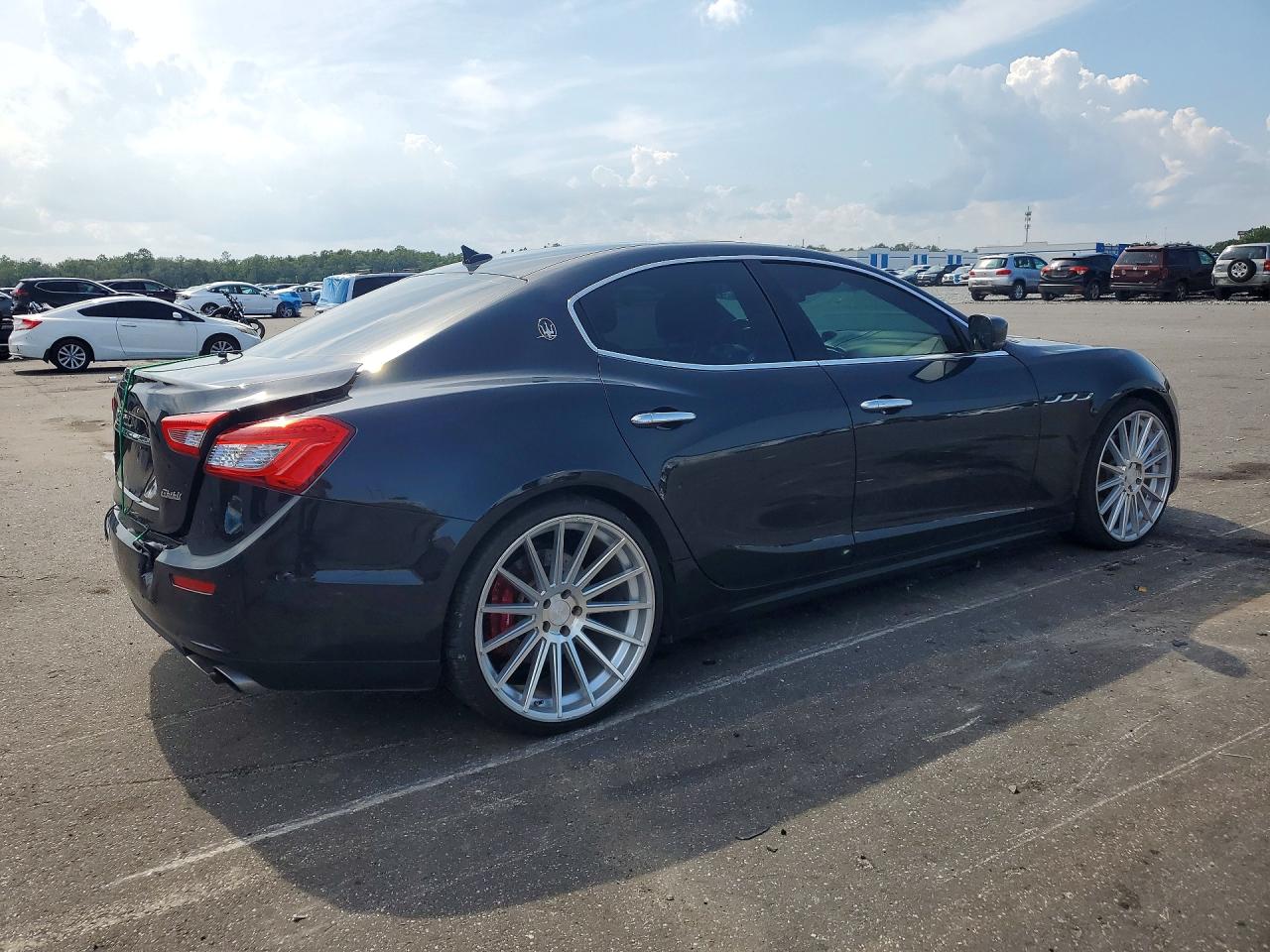 2014 Maserati Ghibli S Black vin: ZAM57RTA0E1093576