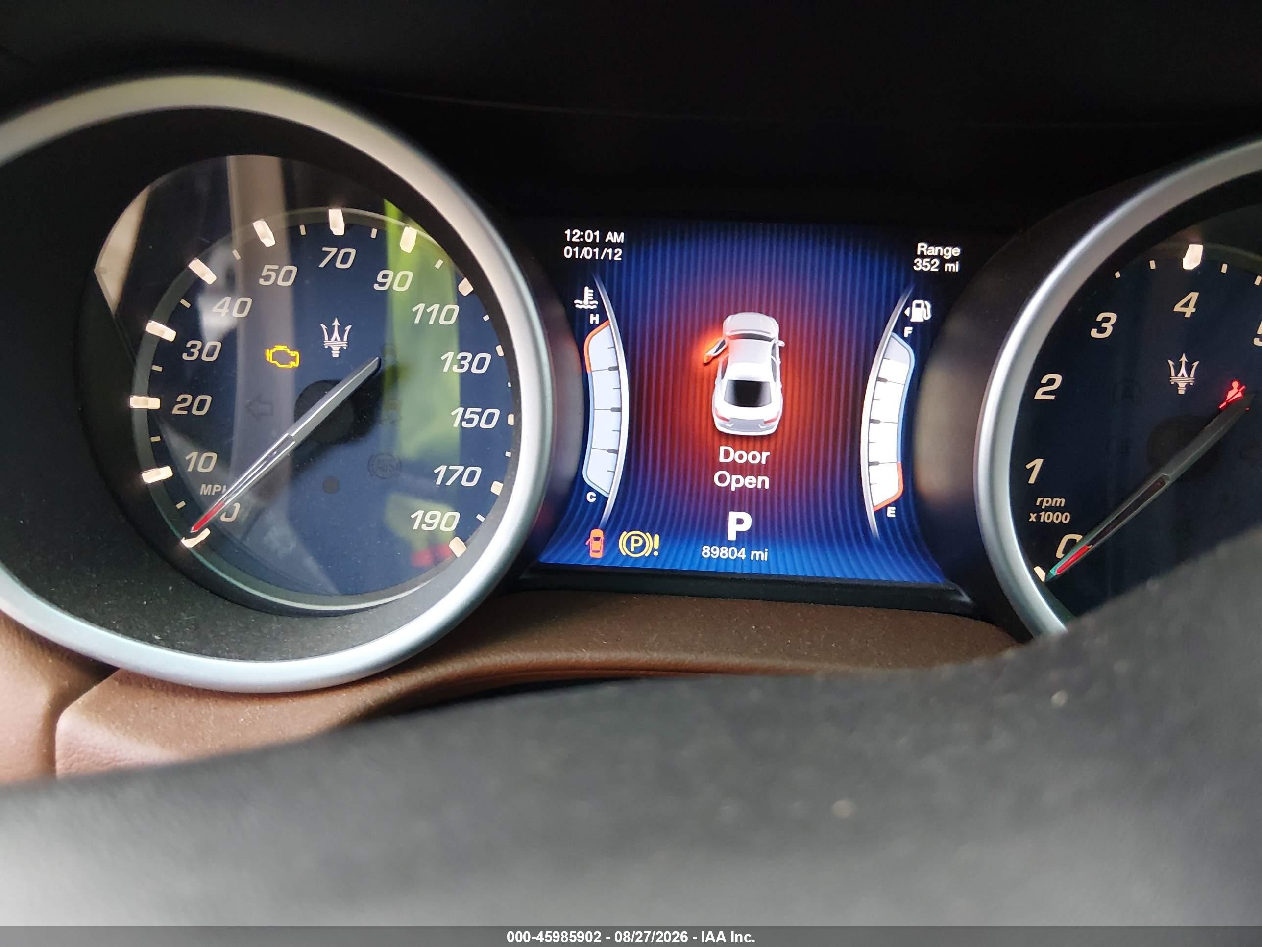 2014 Maserati Ghibli S Q4 Blue vin: ZAM57RTA0E1099622