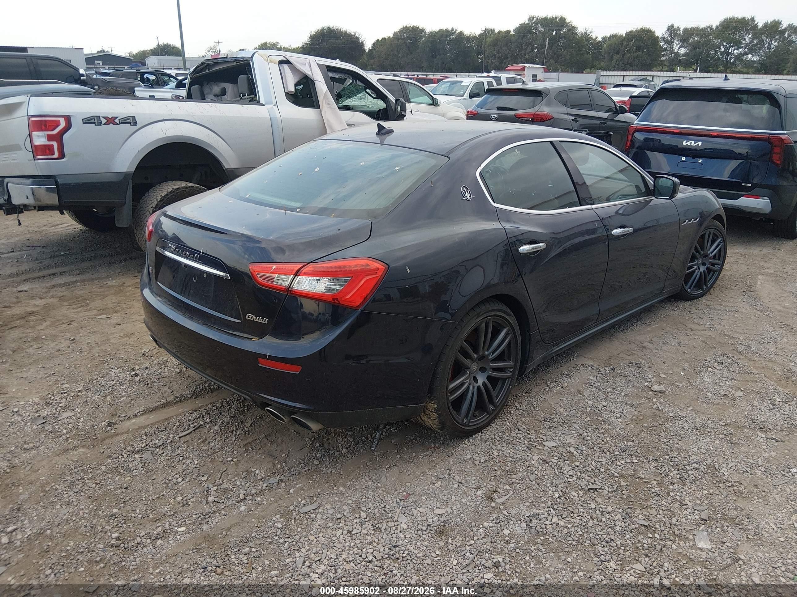 2014 Maserati Ghibli S Q4 Blue vin: ZAM57RTA0E1099622