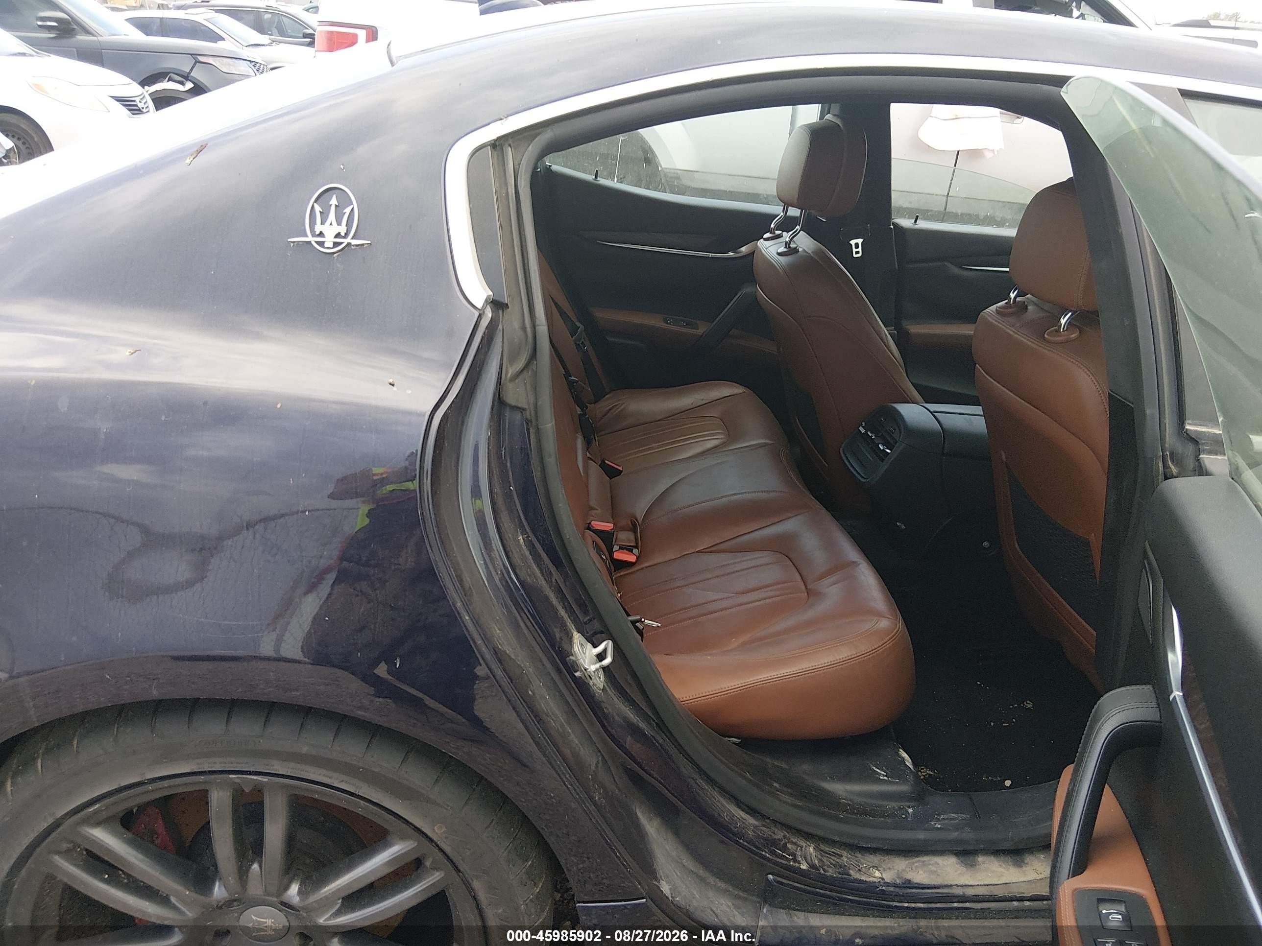 2014 Maserati Ghibli S Q4 Blue vin: ZAM57RTA0E1099622
