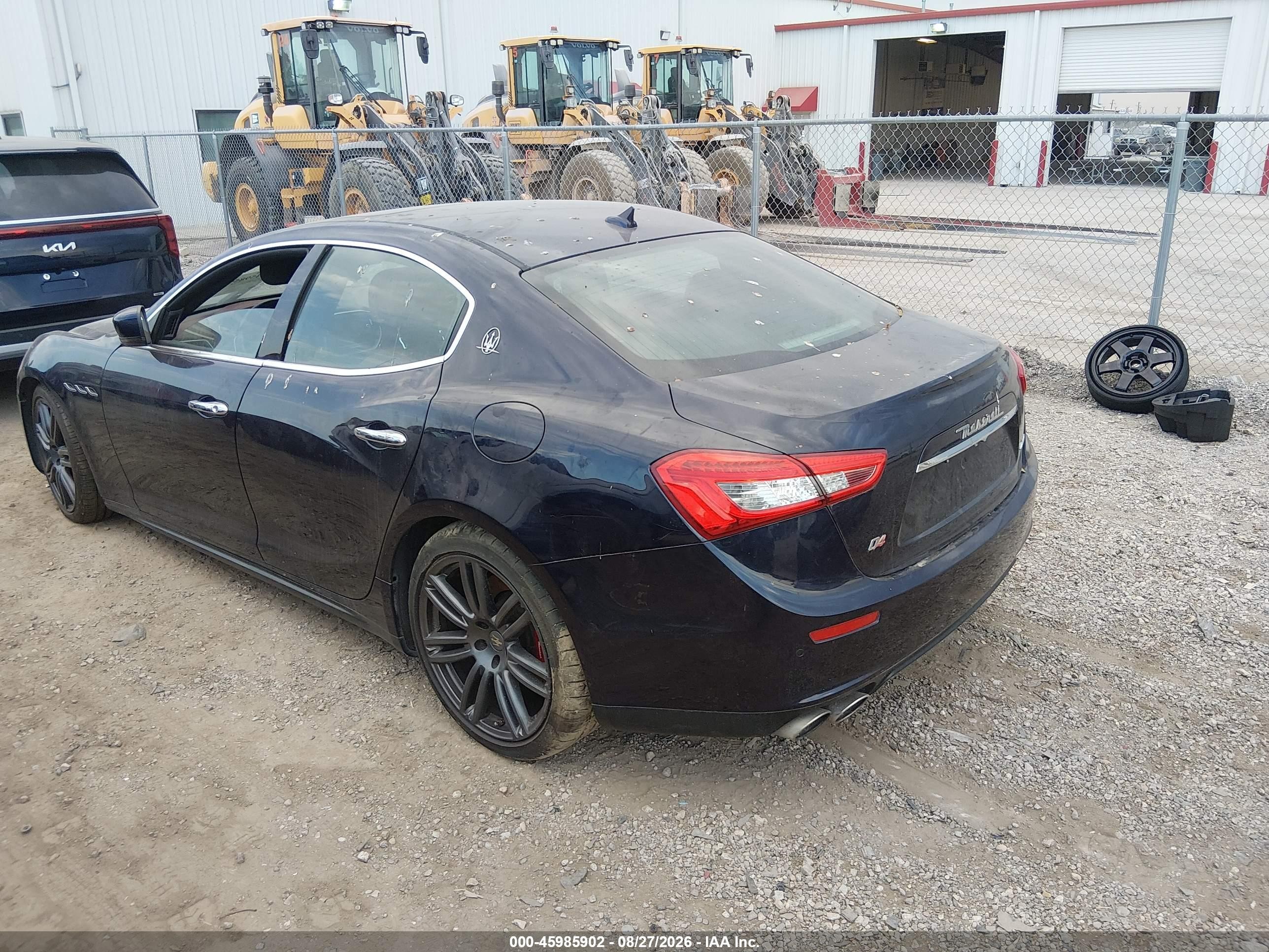 2014 Maserati Ghibli S Q4 Blue vin: ZAM57RTA0E1099622