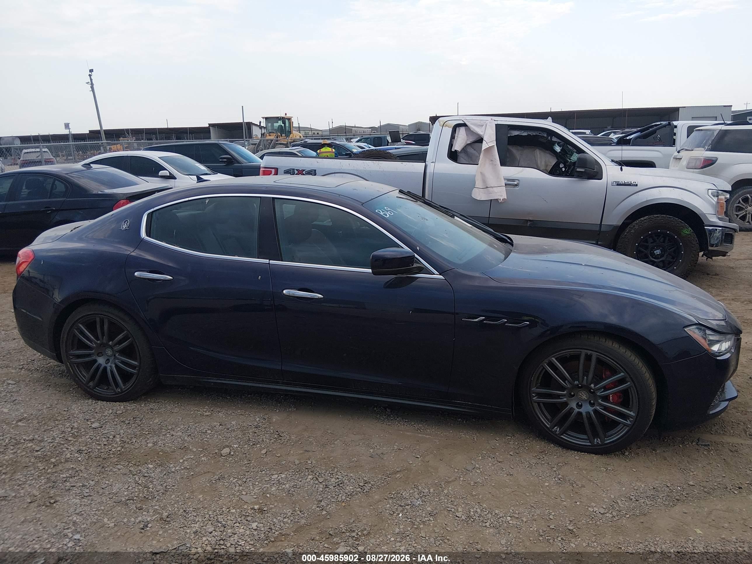 2014 Maserati Ghibli S Q4 Blue vin: ZAM57RTA0E1099622