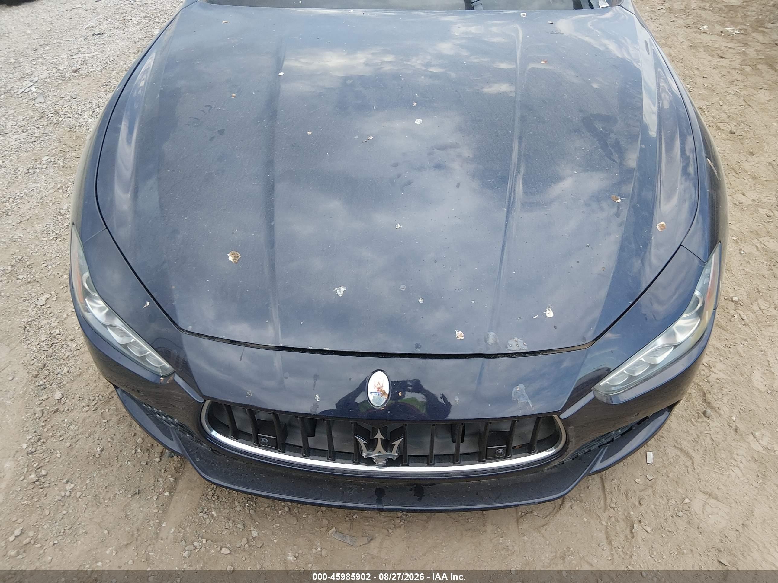 2014 Maserati Ghibli S Q4 Blue vin: ZAM57RTA0E1099622