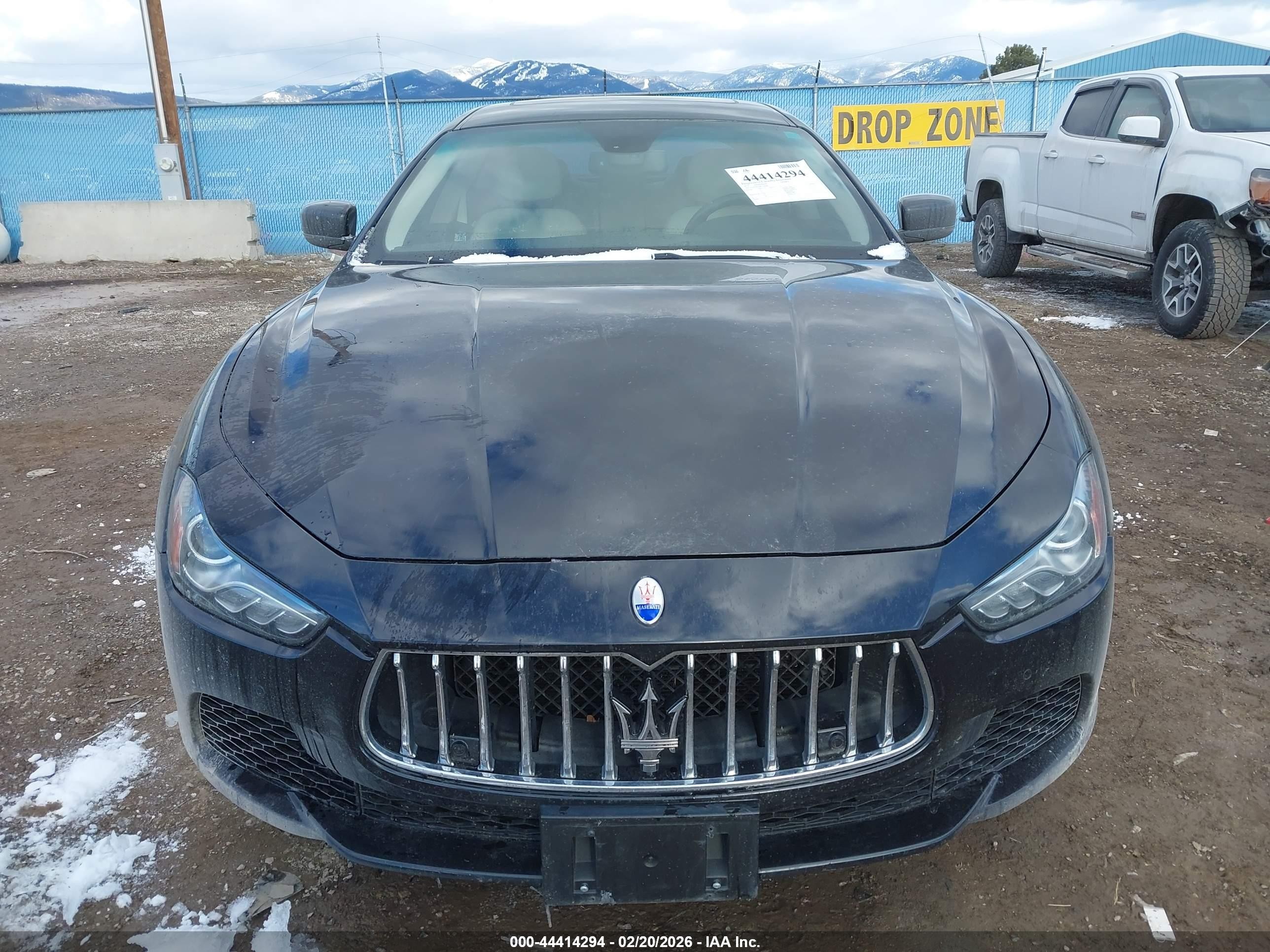 2015 Maserati Ghibli S Q4 Черный vin: ZAM57RTA0F1130028