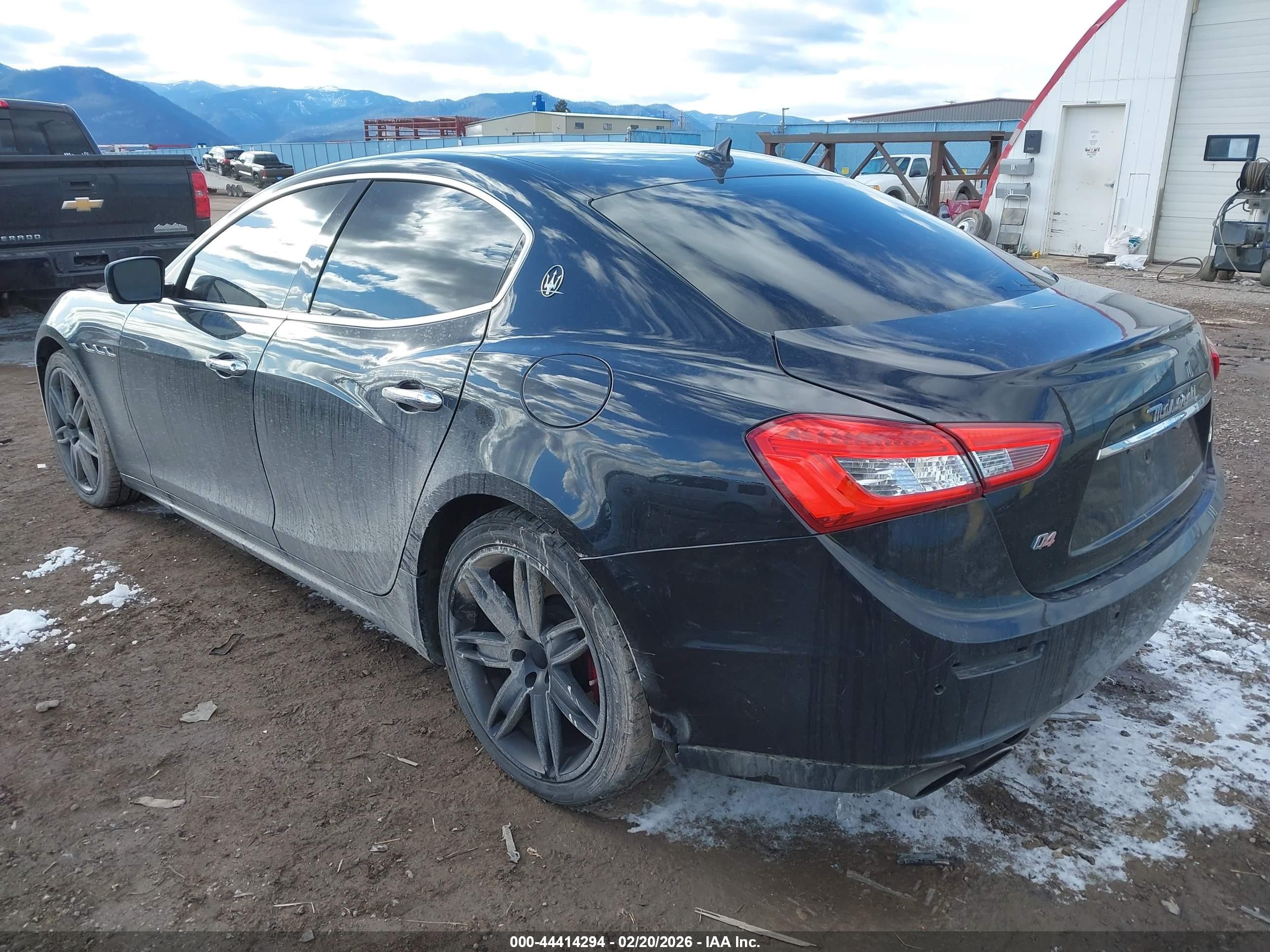 2015 Maserati Ghibli S Q4 Черный vin: ZAM57RTA0F1130028