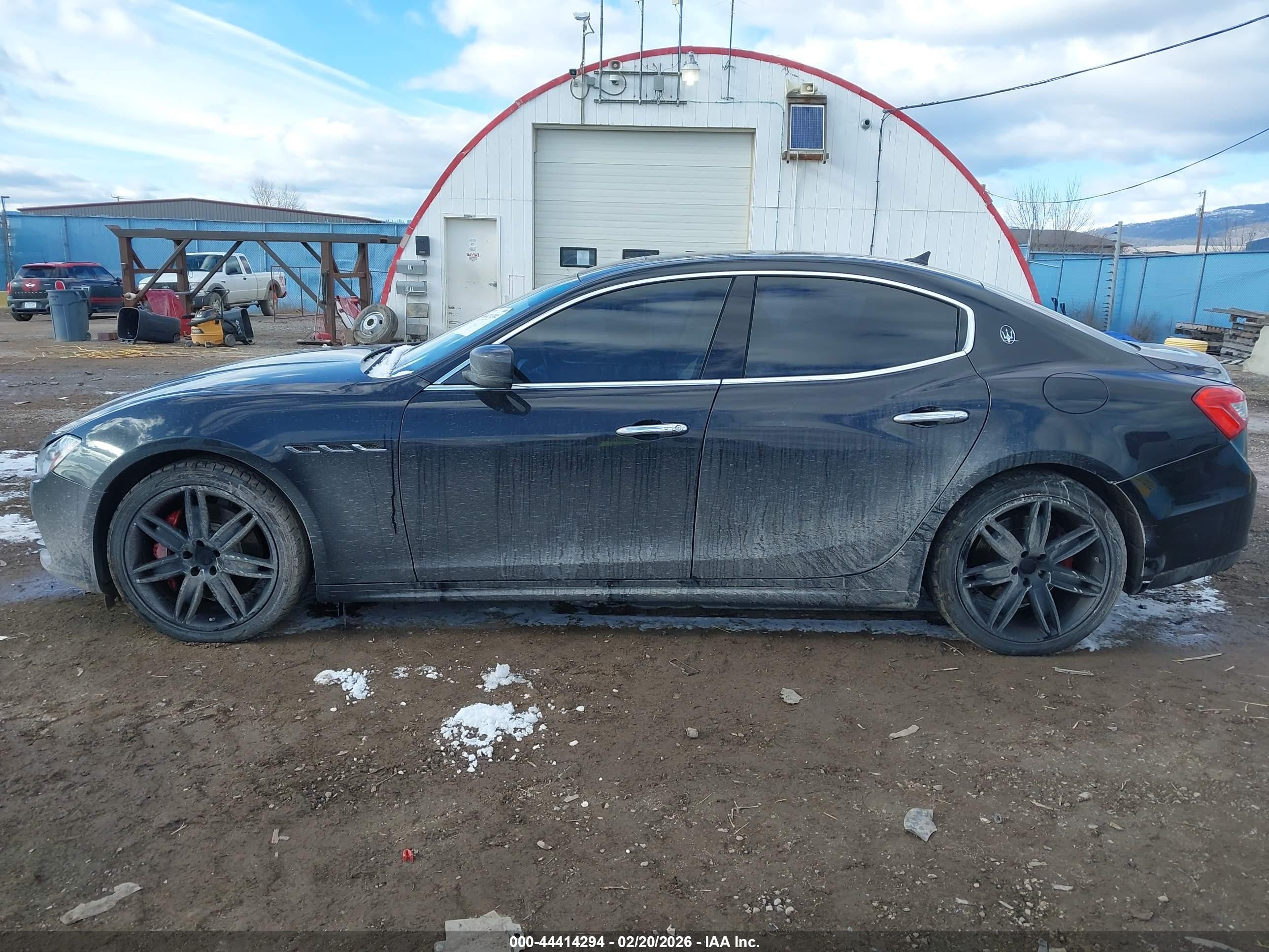 2015 Maserati Ghibli S Q4 Черный vin: ZAM57RTA0F1130028
