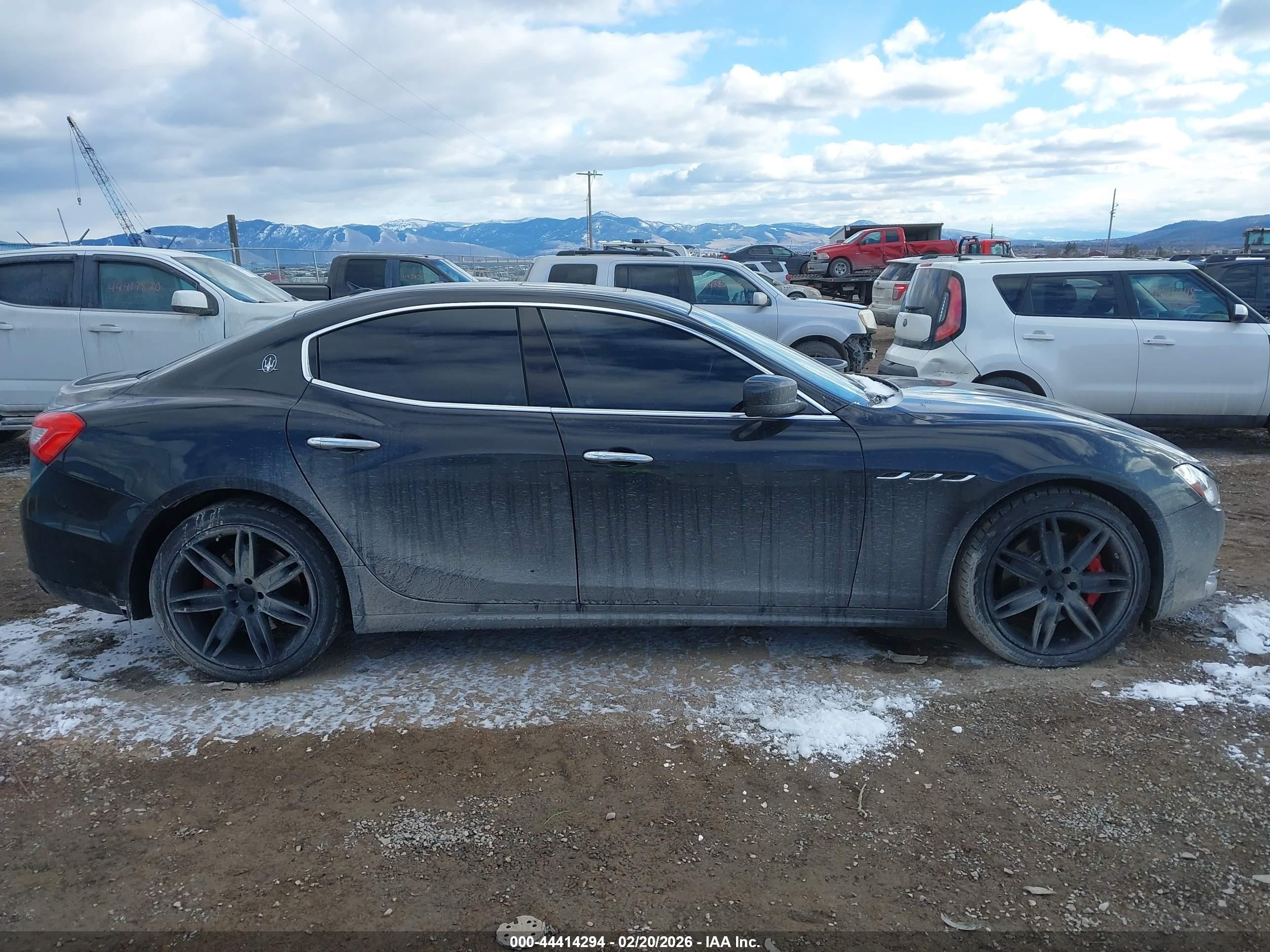 2015 Maserati Ghibli S Q4 Черный vin: ZAM57RTA0F1130028