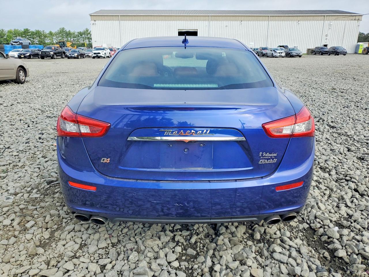 2015 Maserati Ghibli S Blue vin: ZAM57RTA0F1135133