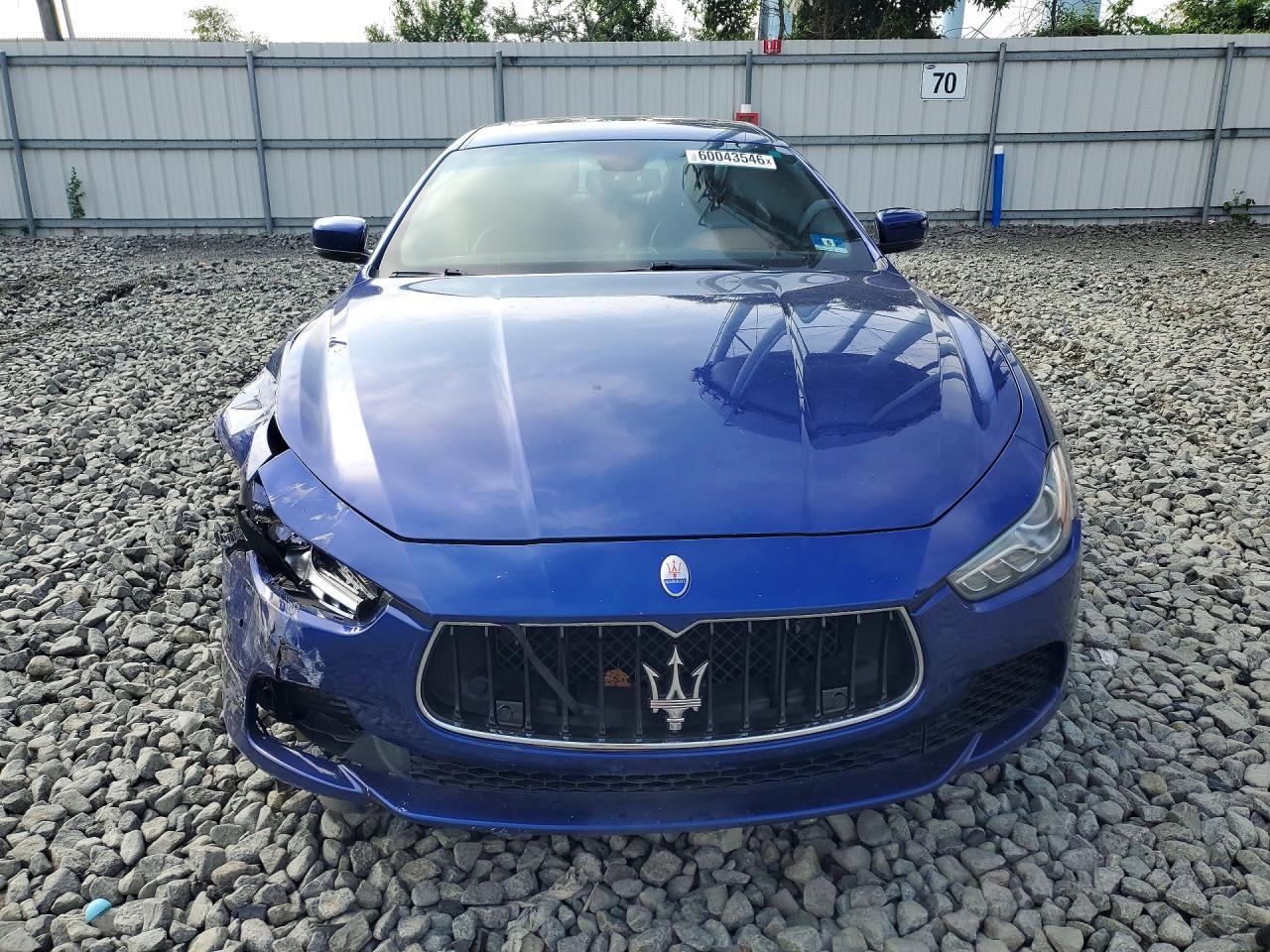 2015 Maserati Ghibli S Blue vin: ZAM57RTA0F1135133