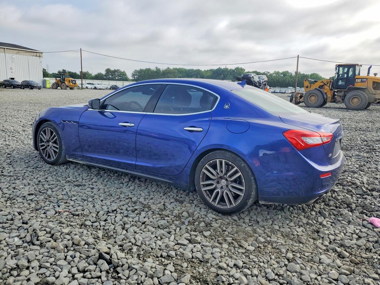 2015 Maserati Ghibli S Blue vin: ZAM57RTA0F1135133