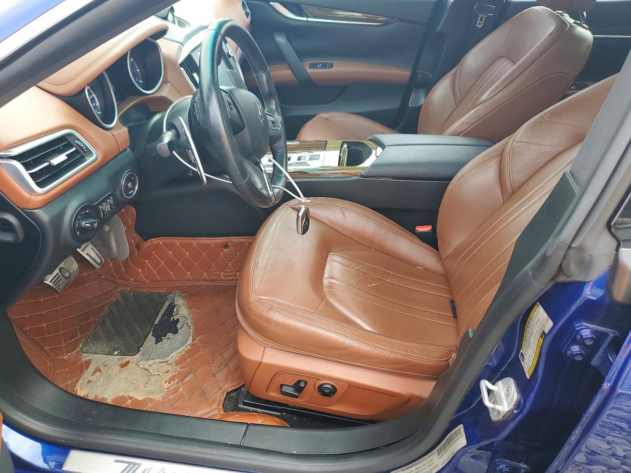 2015 Maserati Ghibli S Blue vin: ZAM57RTA0F1135133