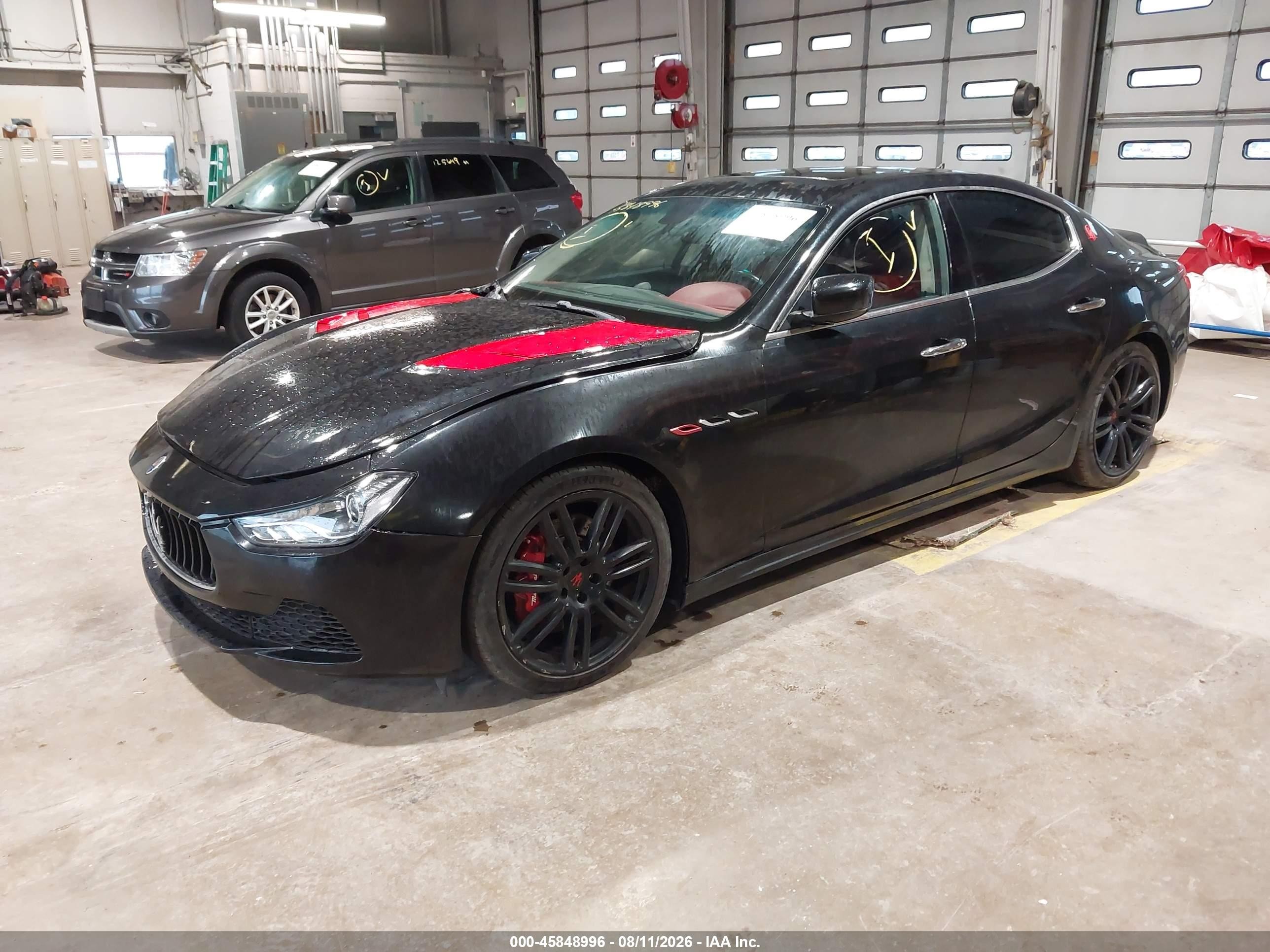 2015 Maserati Ghibli S Q4 Black vin: ZAM57RTA0F1138050