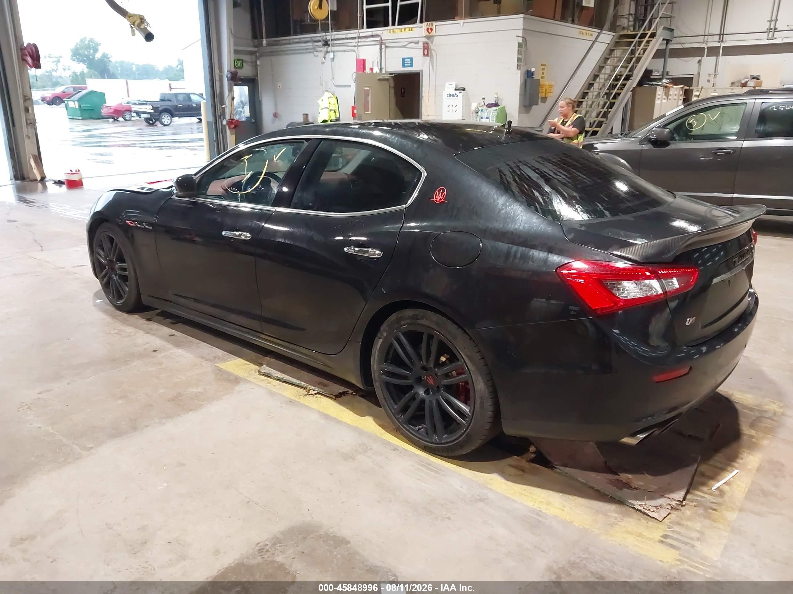 2015 Maserati Ghibli S Q4 Black vin: ZAM57RTA0F1138050