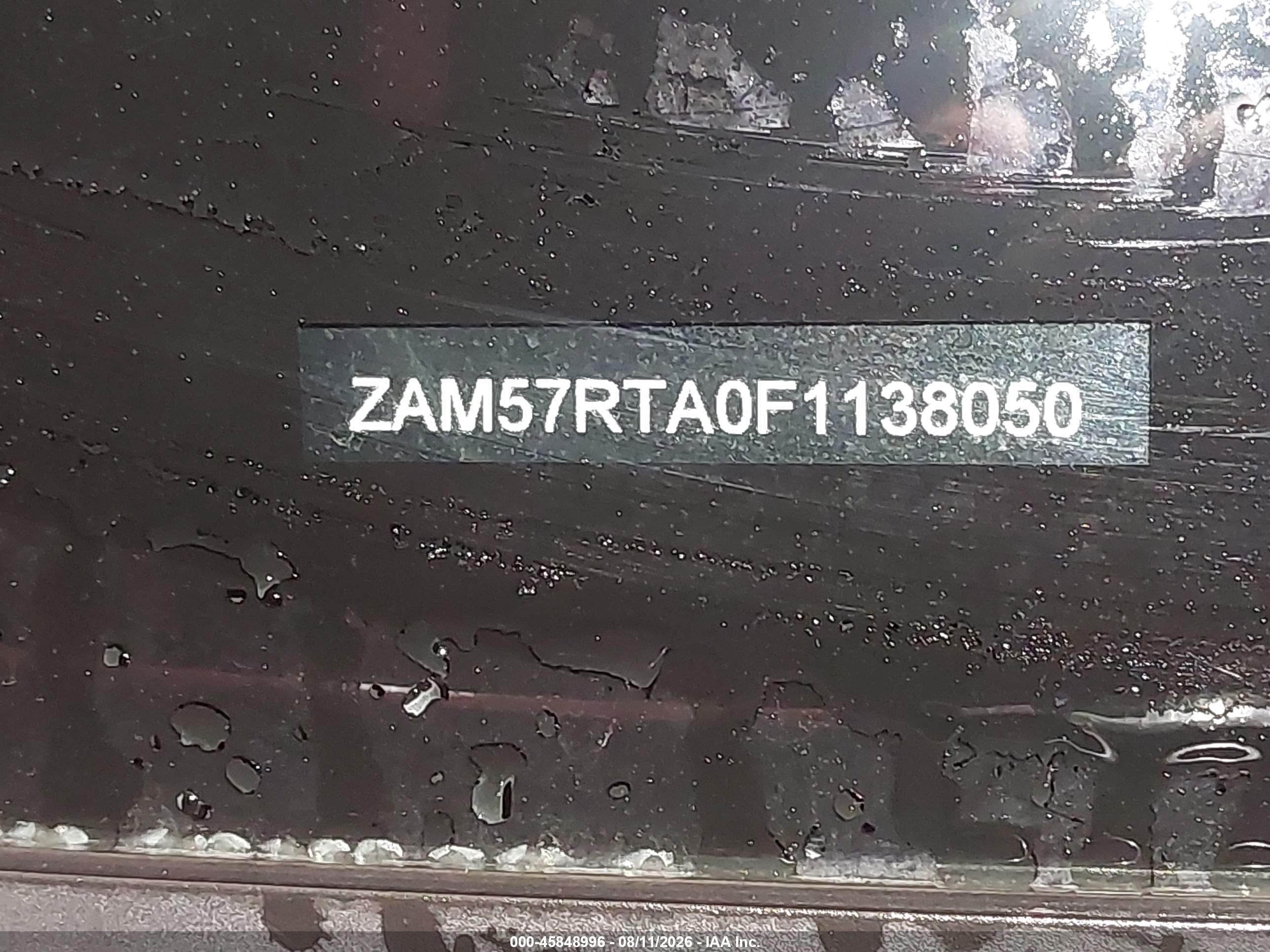 2015 Maserati Ghibli S Q4 Black vin: ZAM57RTA0F1138050