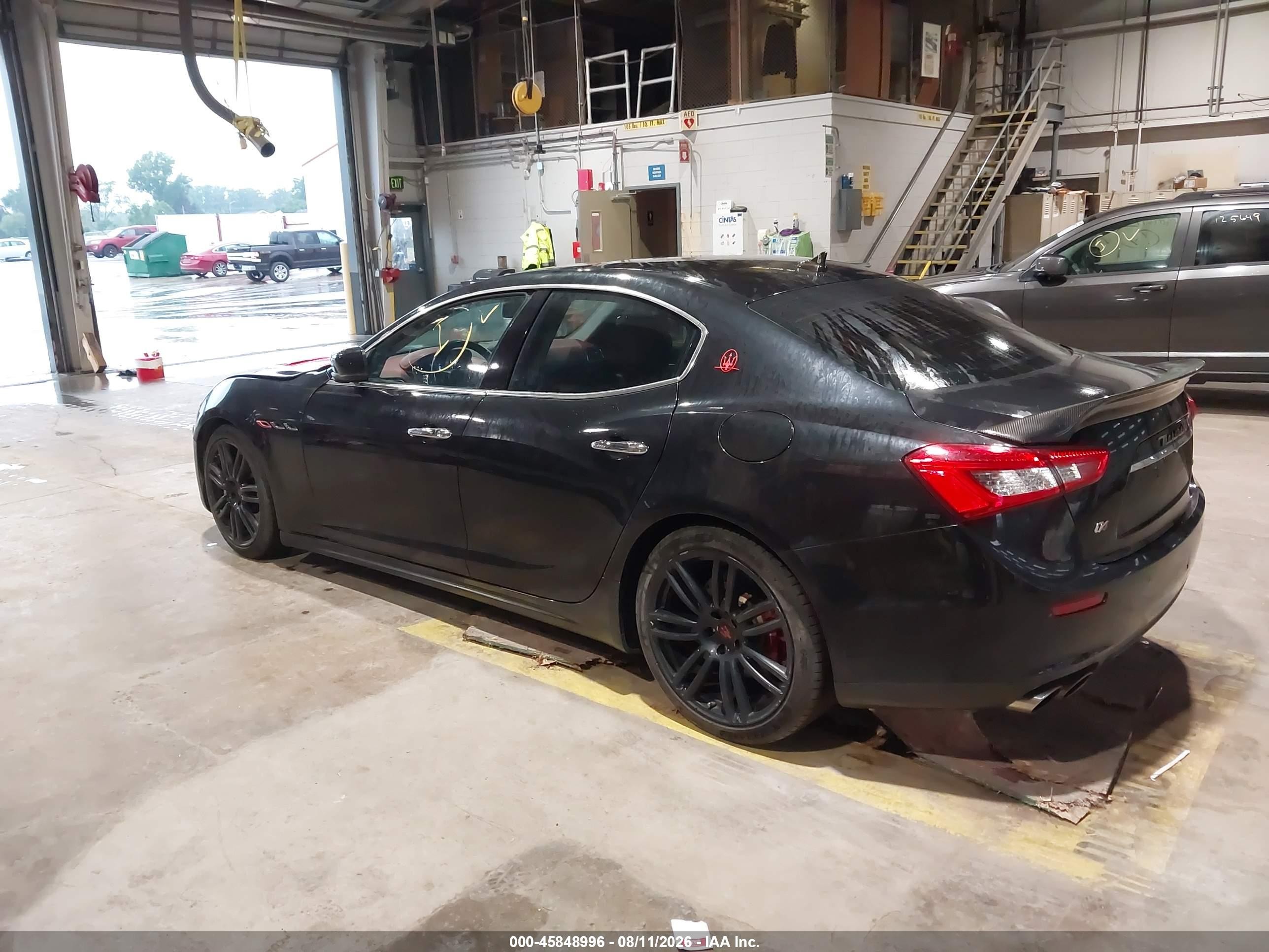 2015 Maserati Ghibli S Q4 Black vin: ZAM57RTA0F1138050