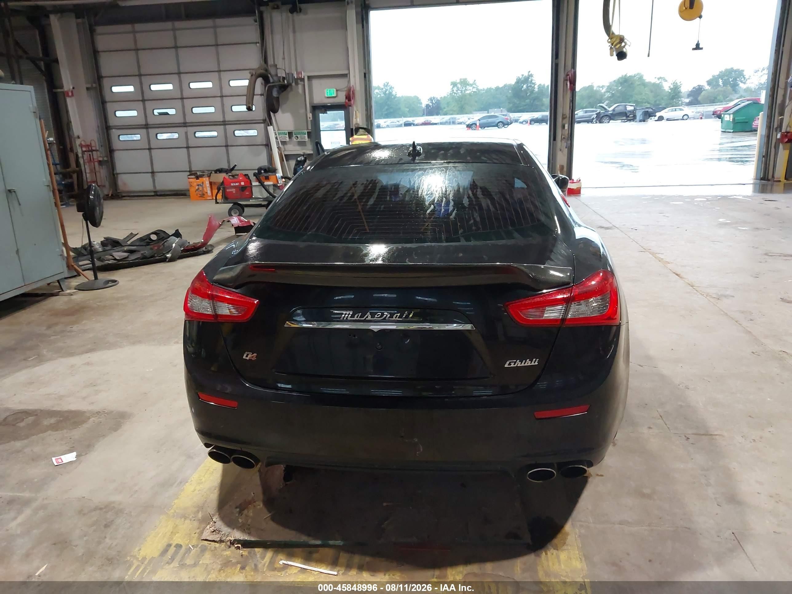 2015 Maserati Ghibli S Q4 Black vin: ZAM57RTA0F1138050