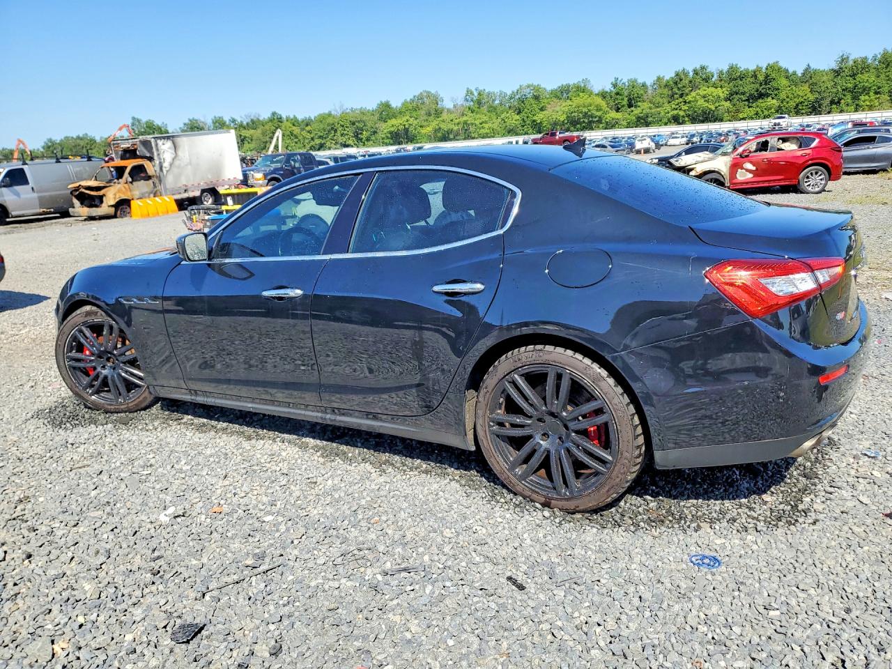 2016 Maserati Ghibli S Black vin: ZAM57RTA0G1190702