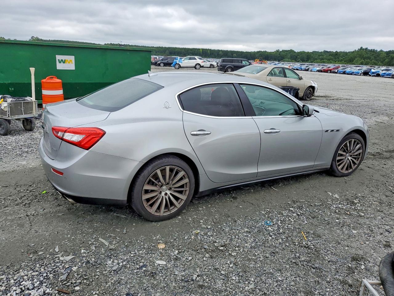 2015 Maserati Ghibli S Silver vin: ZAM57RTA1F1135402