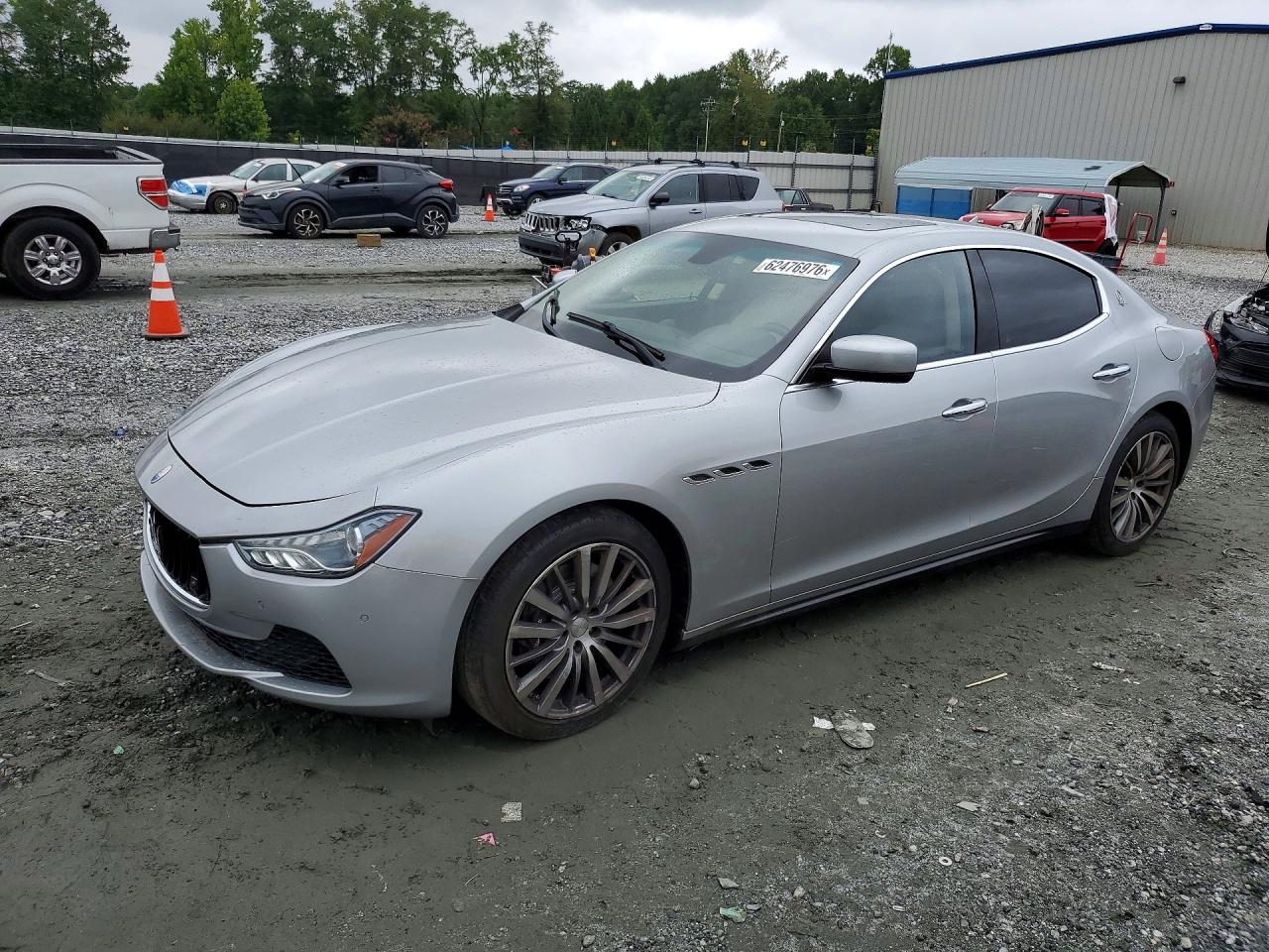 2015 Maserati Ghibli S Silver vin: ZAM57RTA1F1135402