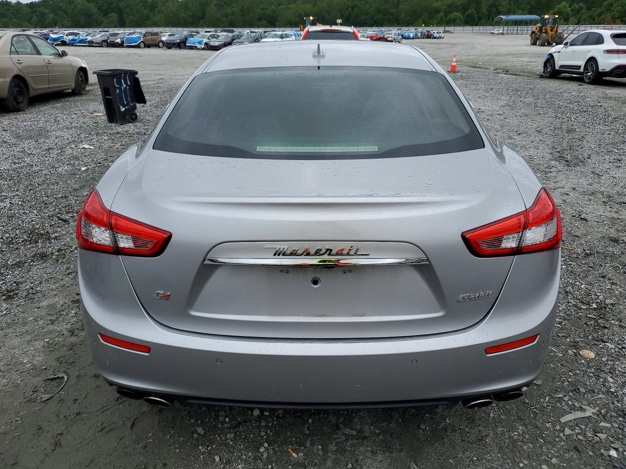 2015 Maserati Ghibli S Silver vin: ZAM57RTA1F1135402
