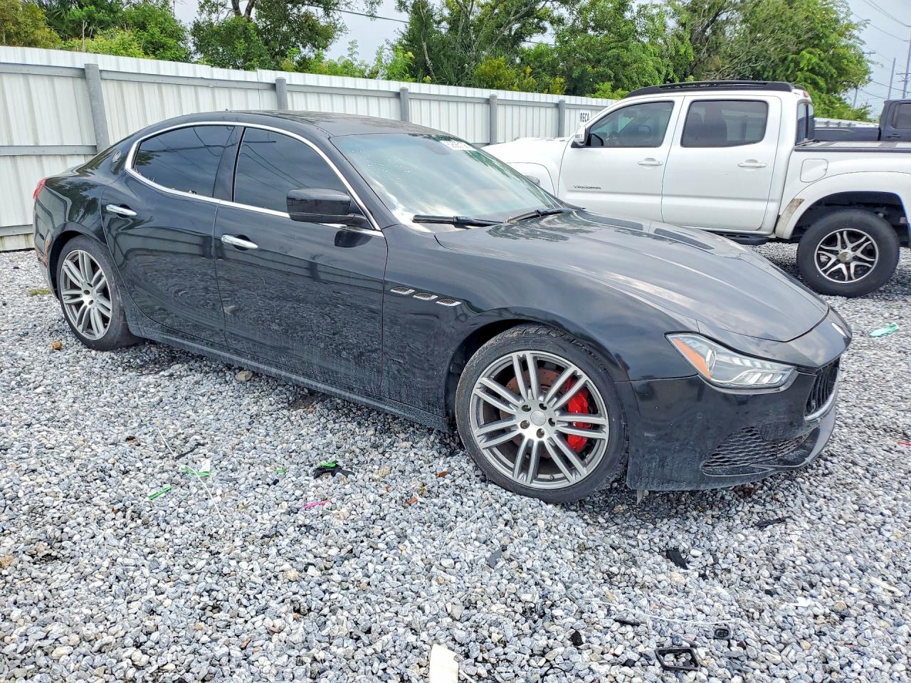2015 Maserati Ghibli S Black vin: ZAM57RTA1F1140549