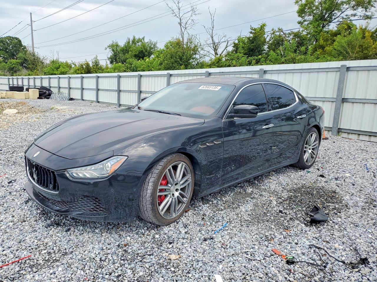 2015 Maserati Ghibli S Черный vin: ZAM57RTA1F1140549