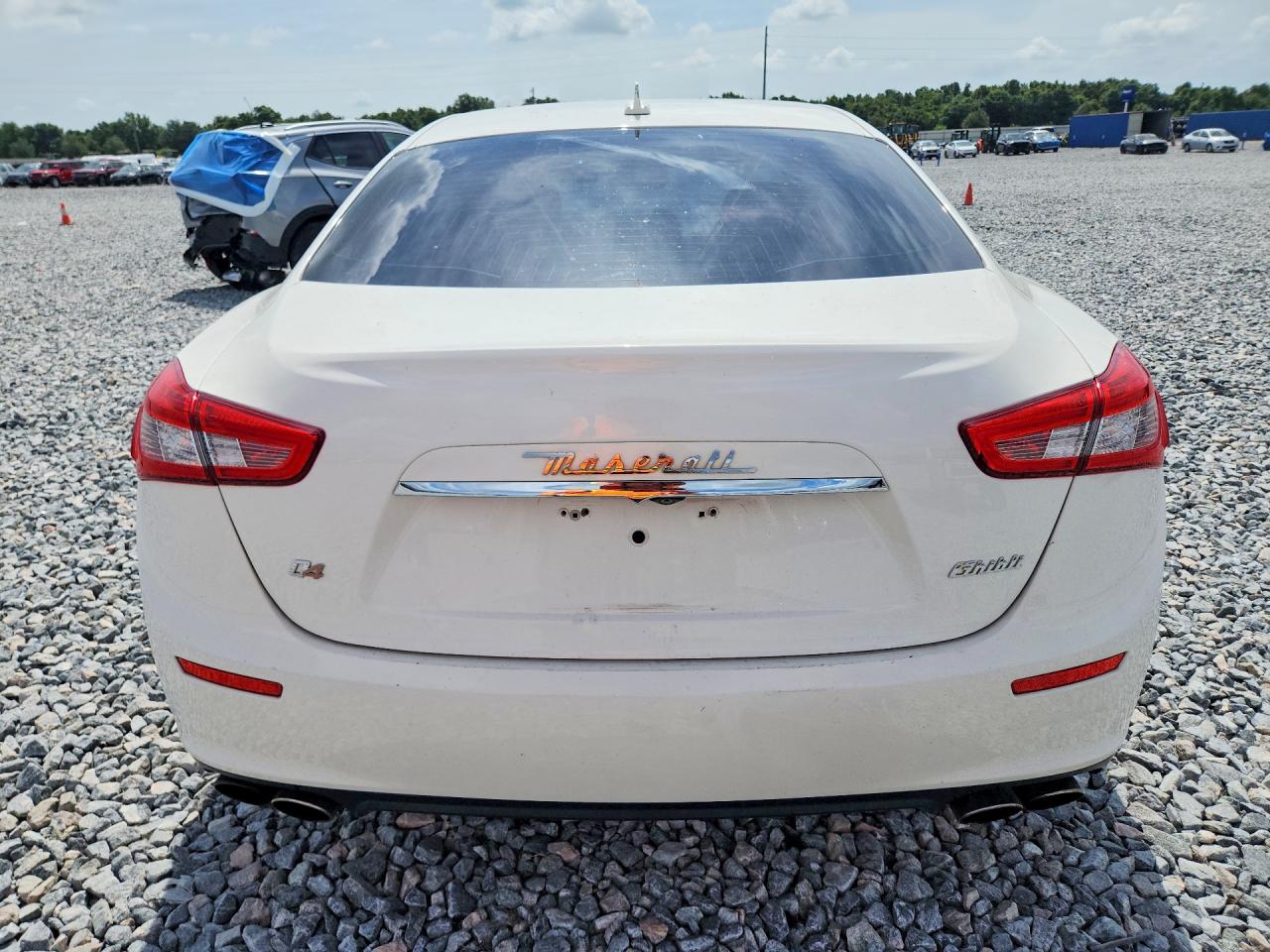 2015 Maserati Ghibli S White vin: ZAM57RTA1F1144469