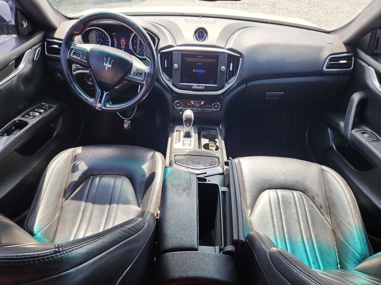 2015 Maserati Ghibli S White vin: ZAM57RTA1F1144469