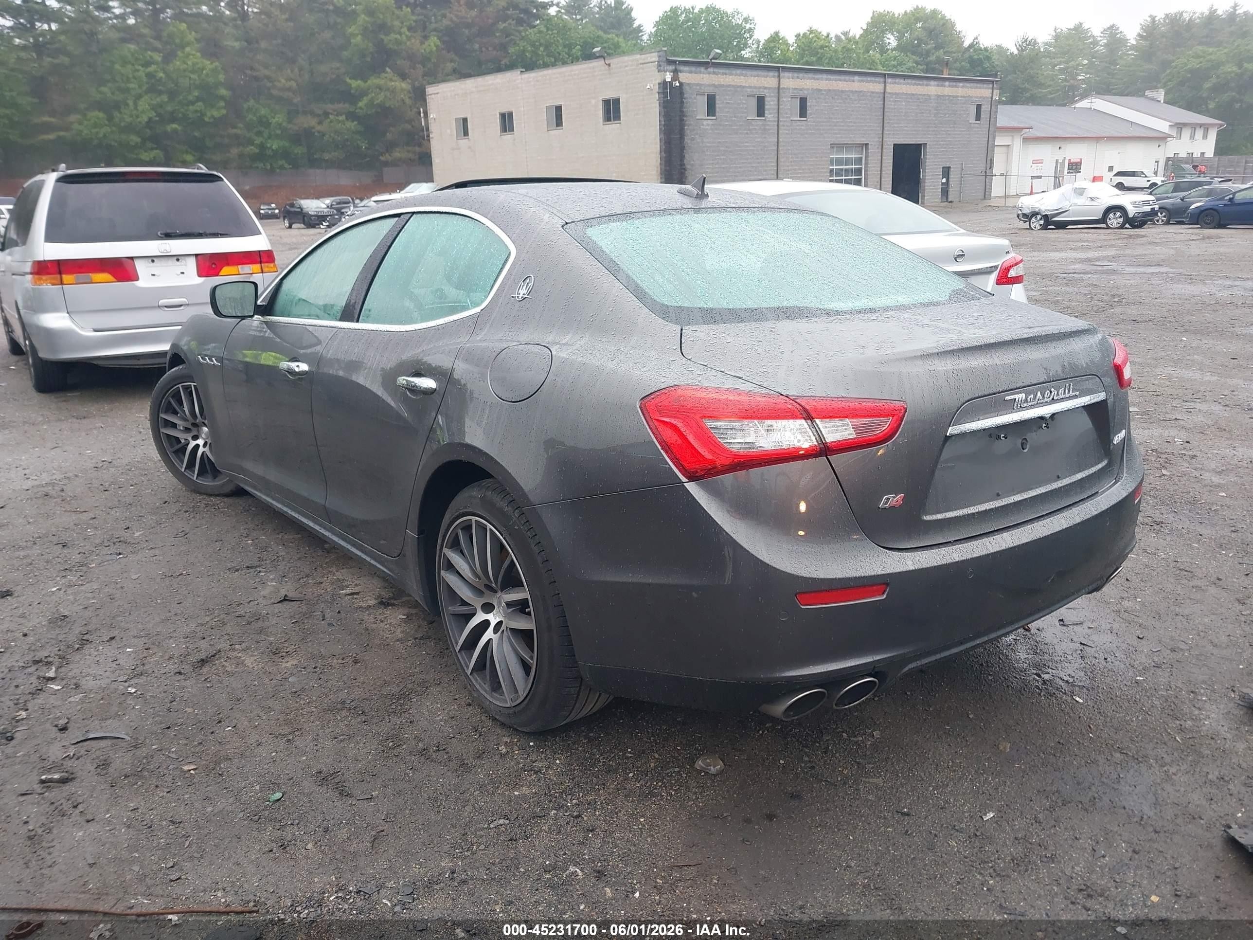 2015 Maserati Ghibli S Q4 Gray vin: ZAM57RTA1F1145203