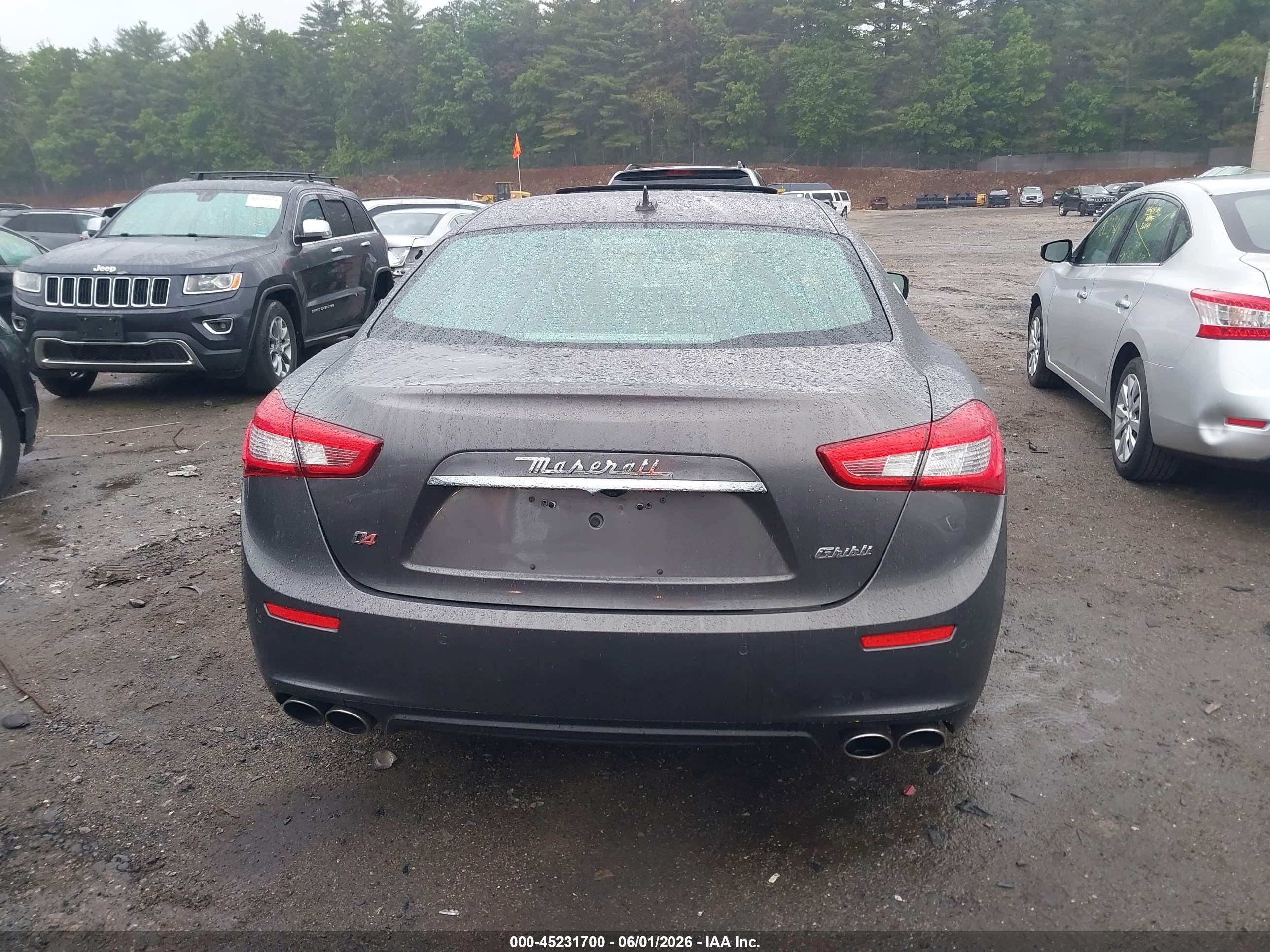 2015 Maserati Ghibli S Q4 Gray vin: ZAM57RTA1F1145203