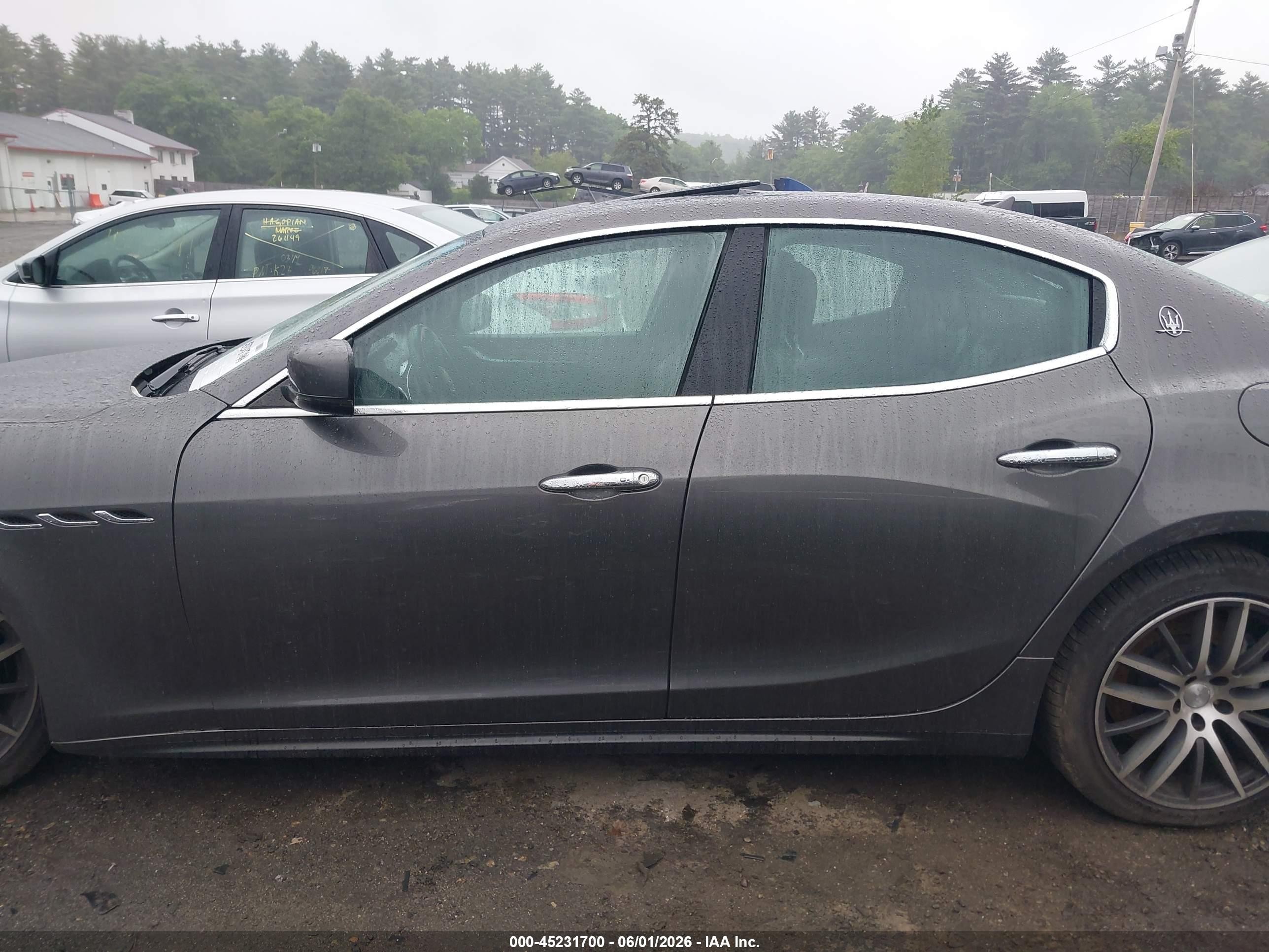 2015 Maserati Ghibli S Q4 Gray vin: ZAM57RTA1F1145203