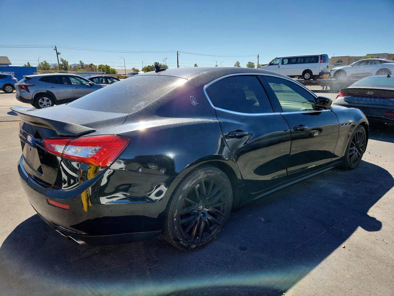 2015 Maserati Ghibli S Black vin: ZAM57RTA1F1149669