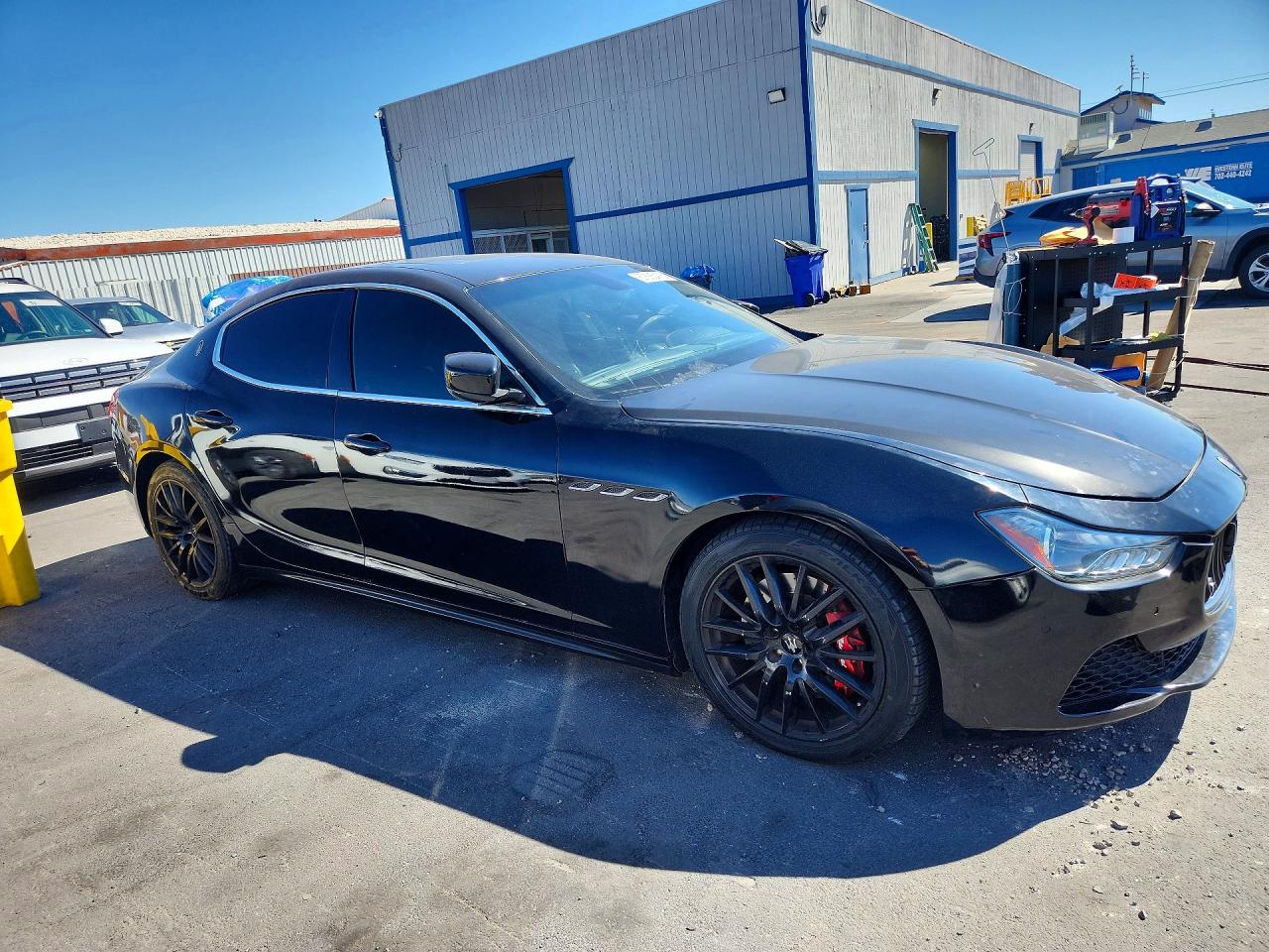 2015 Maserati Ghibli S Black vin: ZAM57RTA1F1149669