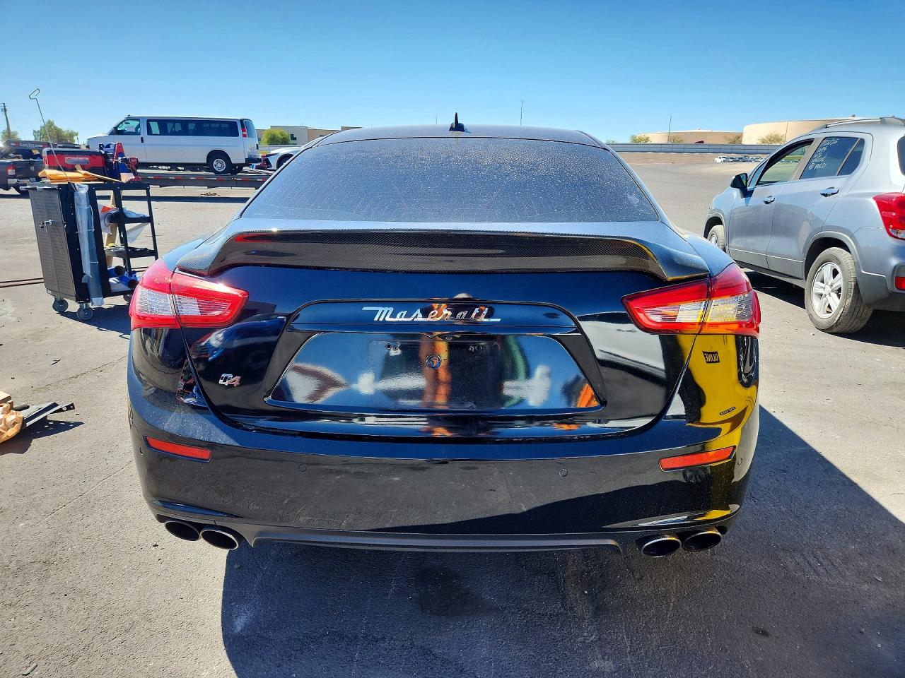 2015 Maserati Ghibli S Black vin: ZAM57RTA1F1149669