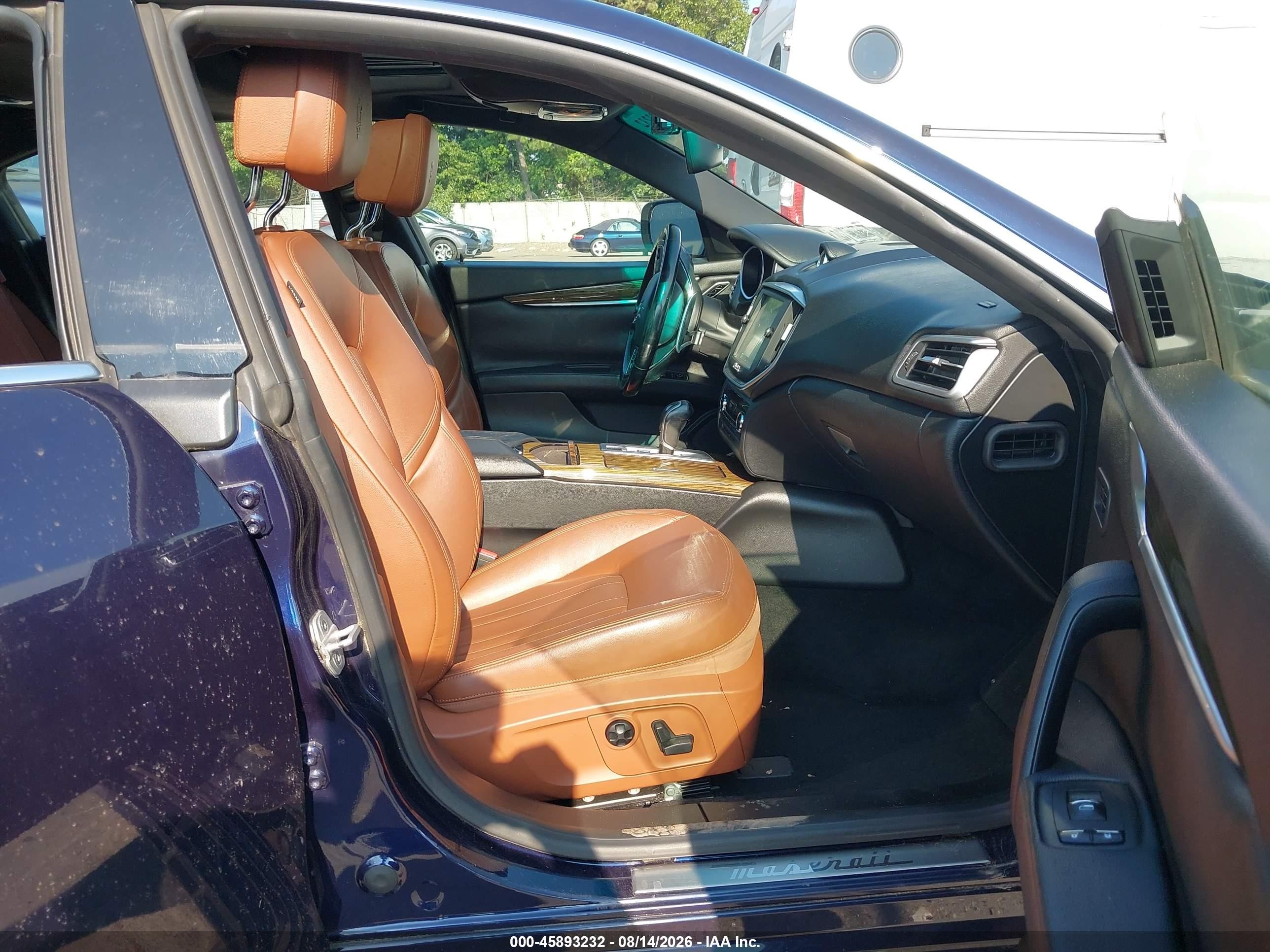 2015 Maserati Ghibli S Q4 Dark Blue vin: ZAM57RTA2F1137336