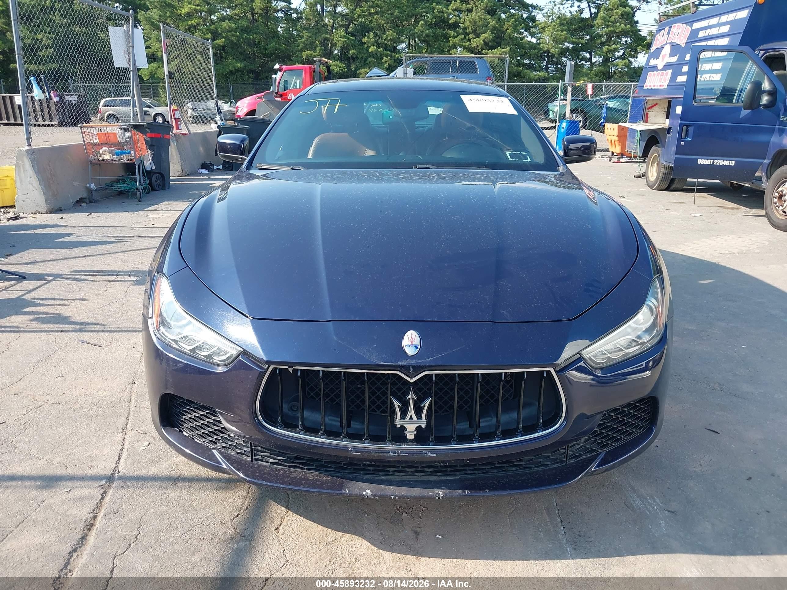 2015 Maserati Ghibli S Q4 Dark Blue vin: ZAM57RTA2F1137336