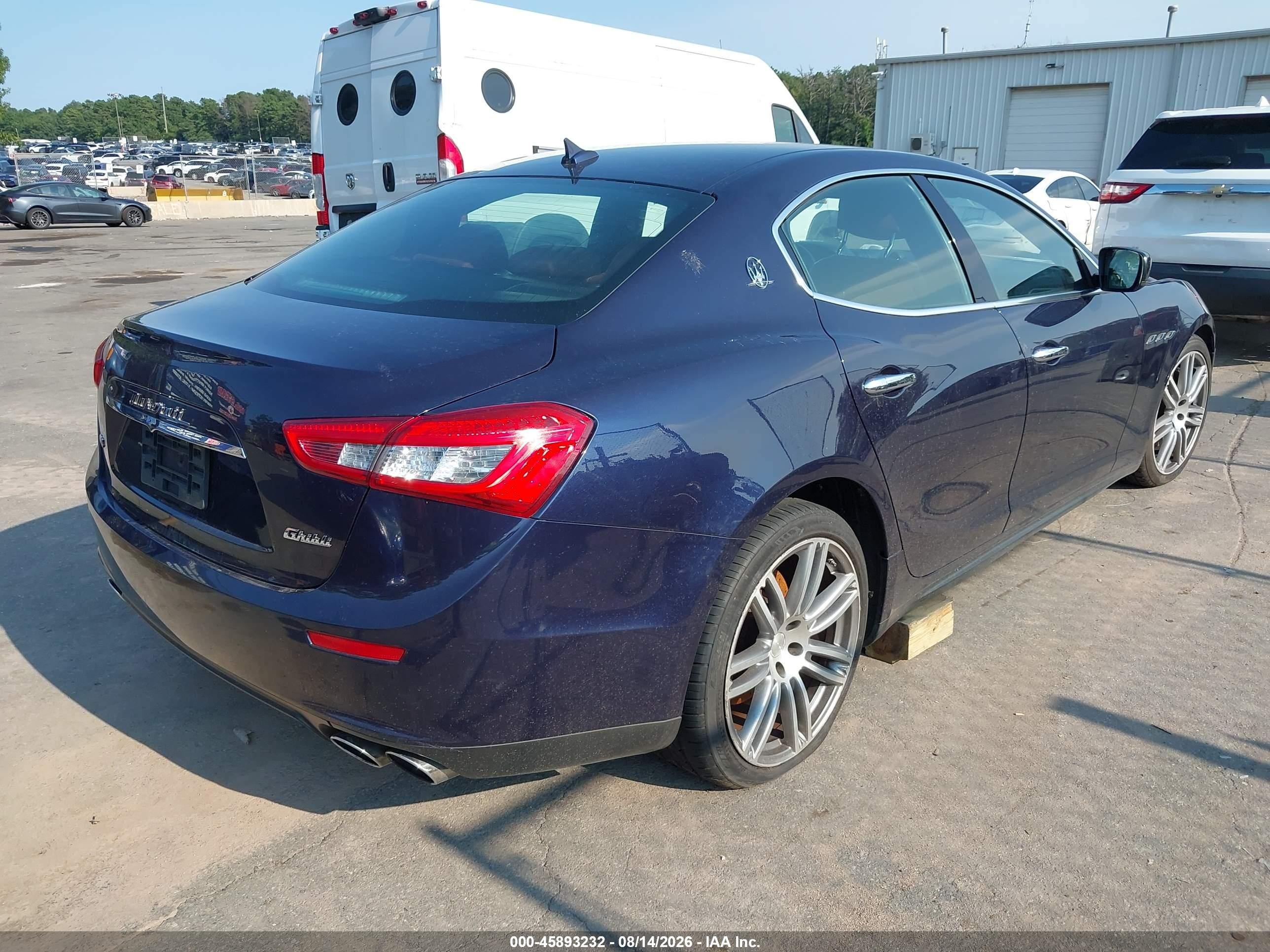 2015 Maserati Ghibli S Q4 Dark Blue vin: ZAM57RTA2F1137336