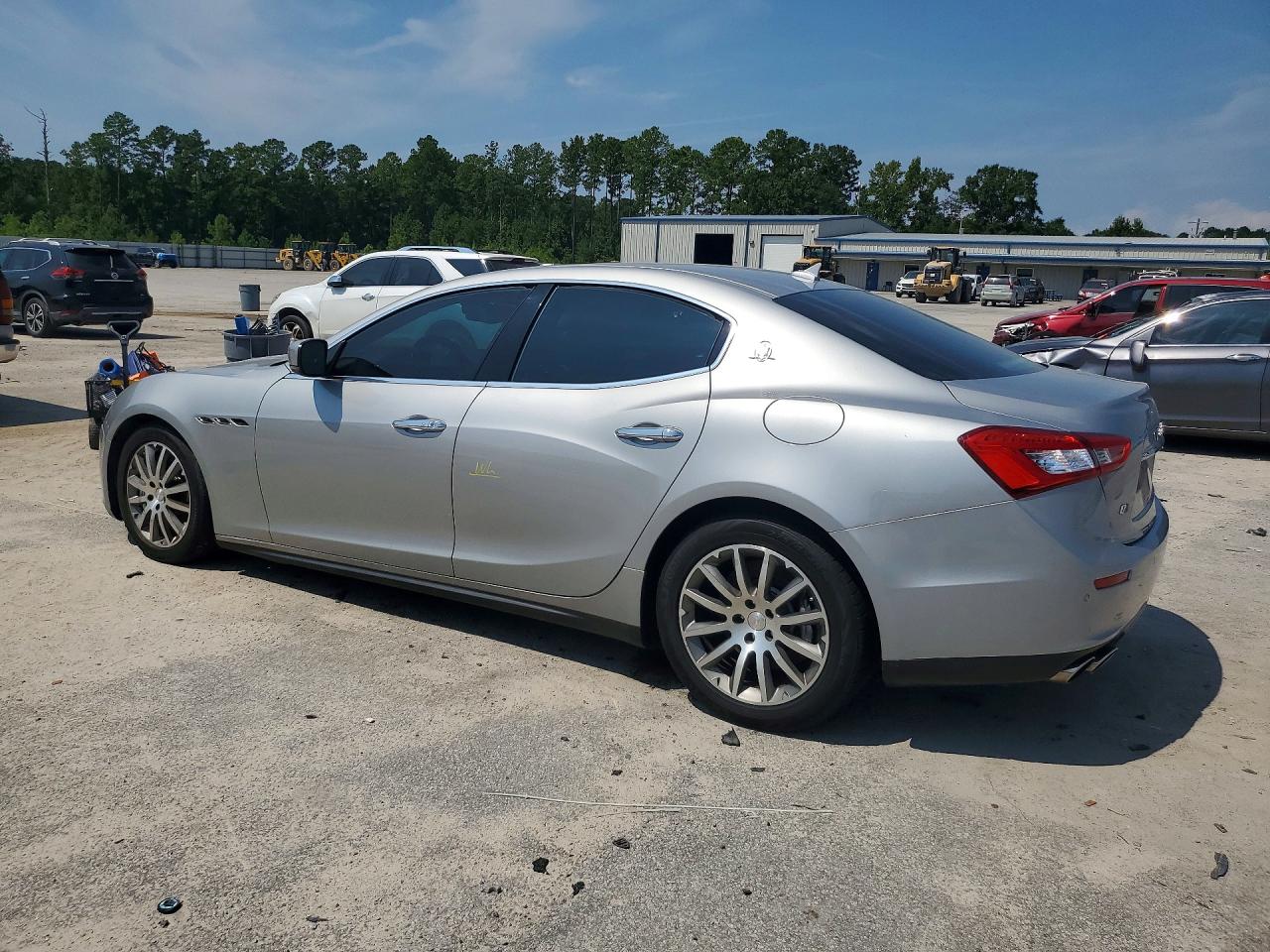 2014 Maserati Ghibli S Silver vin: ZAM57RTA3E1086508