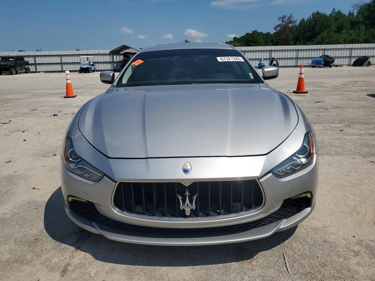 2014 Maserati Ghibli S Silver vin: ZAM57RTA3E1086508