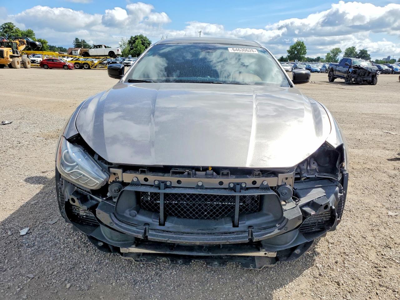 2014 Maserati Ghibli S Gray vin: ZAM57RTA3E1087383