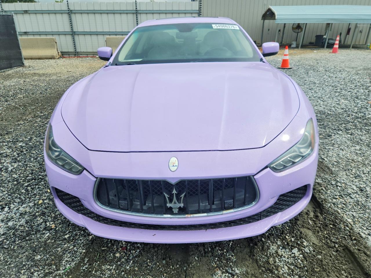 2014 Maserati Ghibli S Purple vin: ZAM57RTA3E1087772
