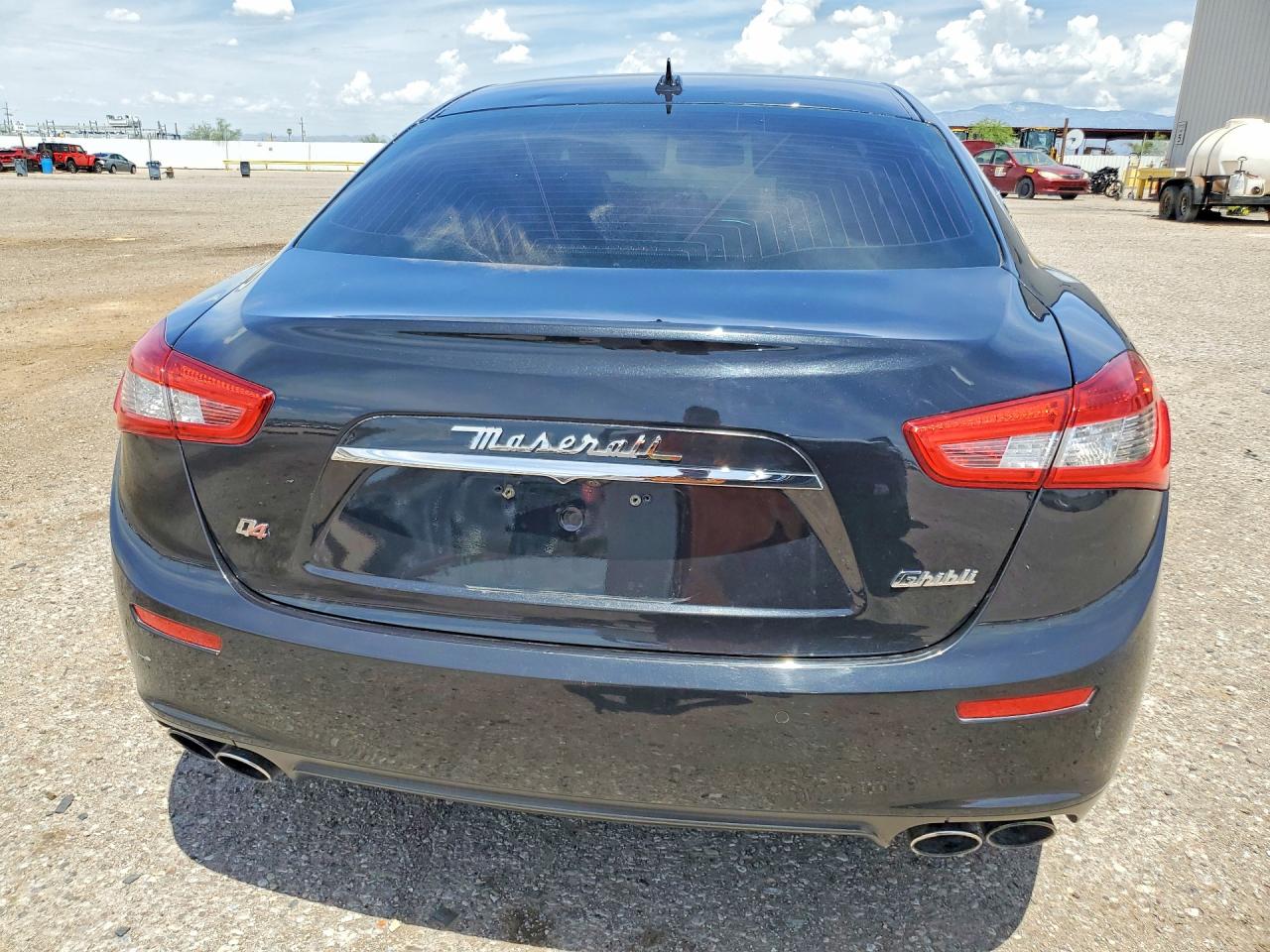2014 Maserati Ghibli S Black vin: ZAM57RTA3E1126621