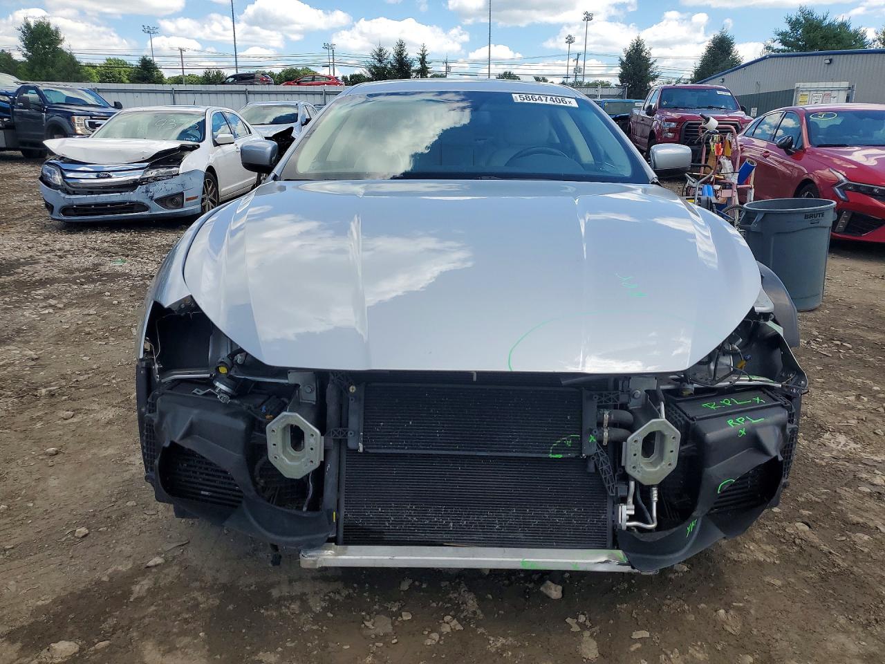 2015 Maserati Ghibli S Silver vin: ZAM57RTA3F1134557