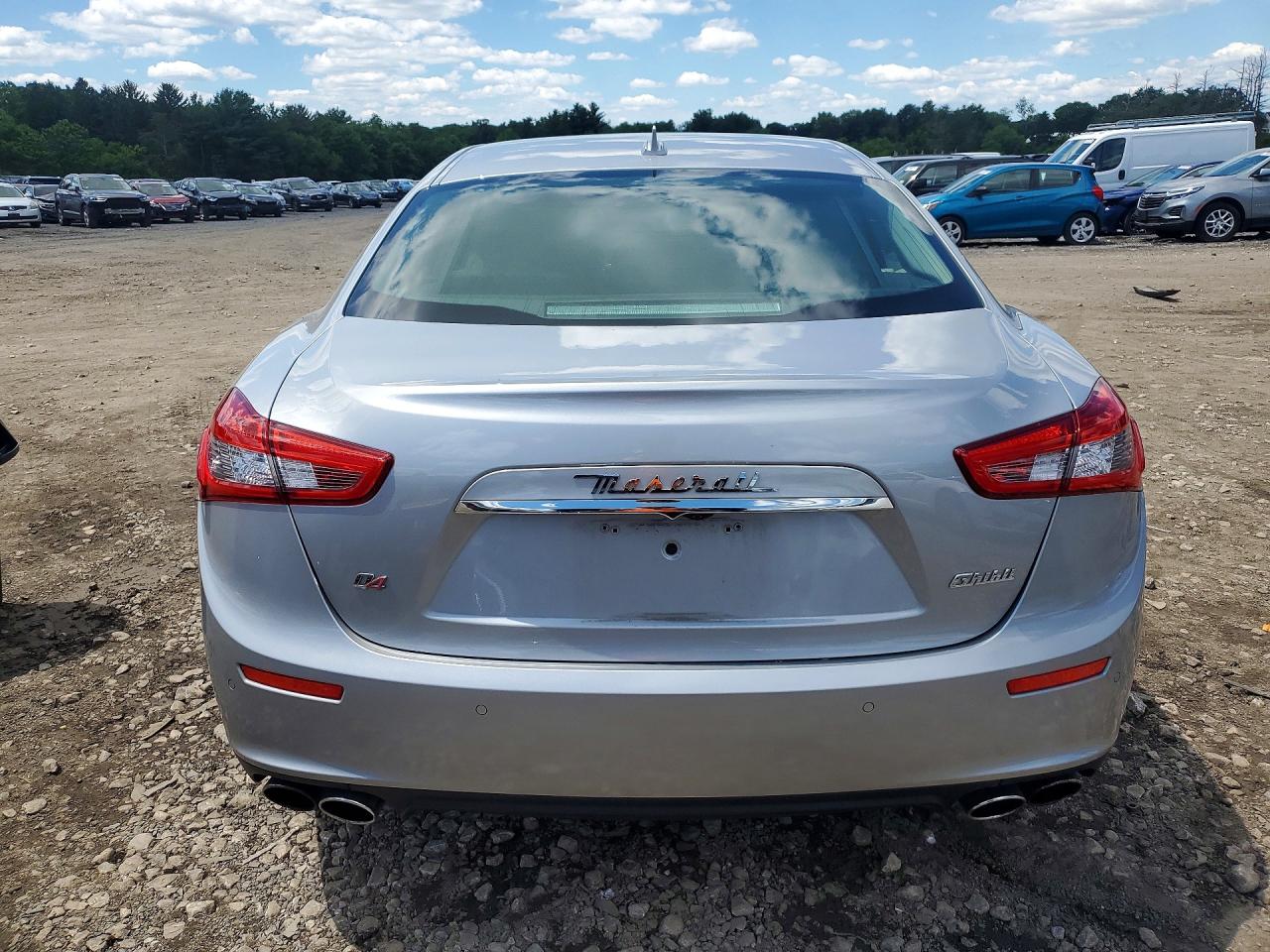 2015 Maserati Ghibli S Silver vin: ZAM57RTA3F1134557